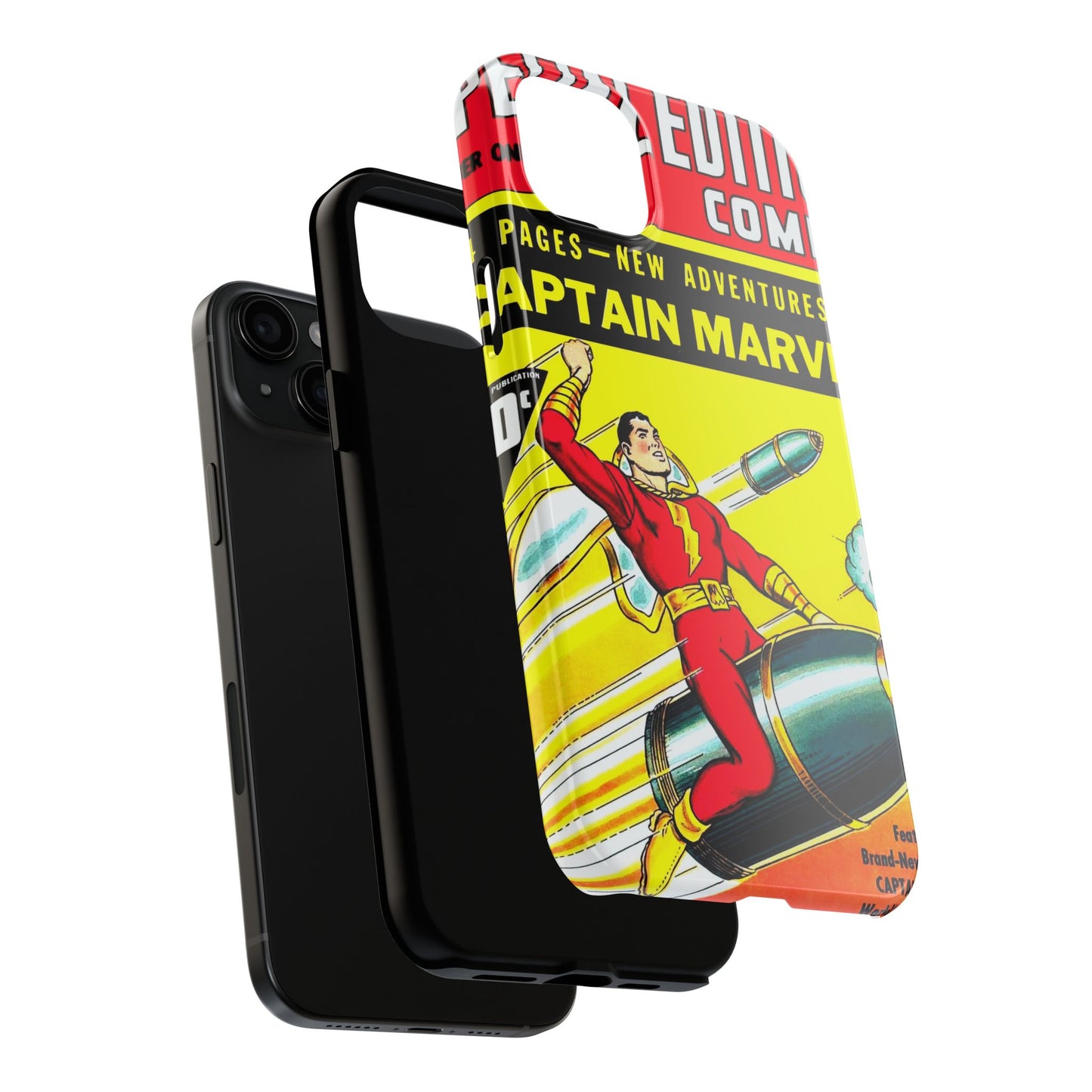 Vintage Captain Marvel Comic Tough Phone Cases