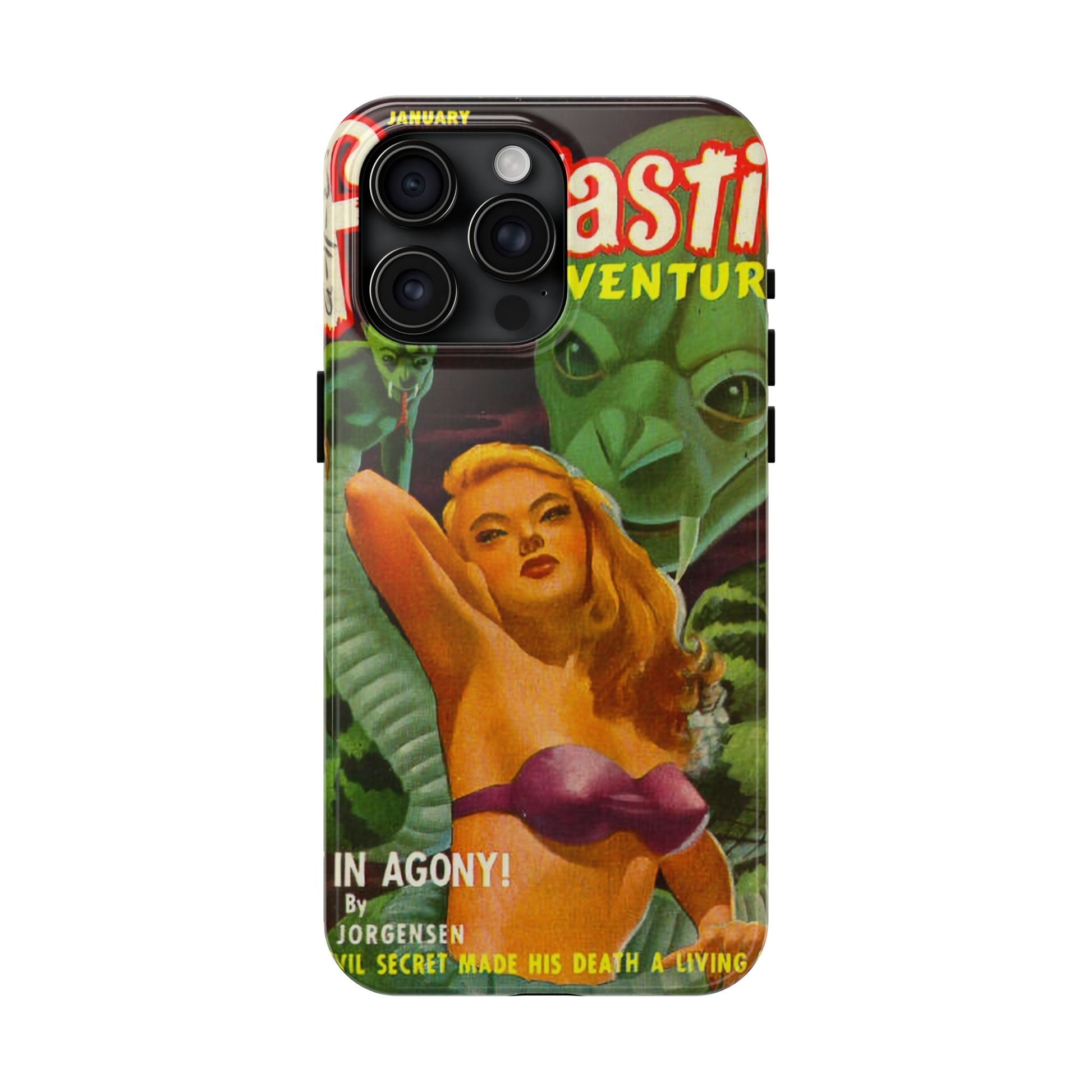 Vintage Magazine Cover Phone Case for Retro Enthusiasts - Old School Male 