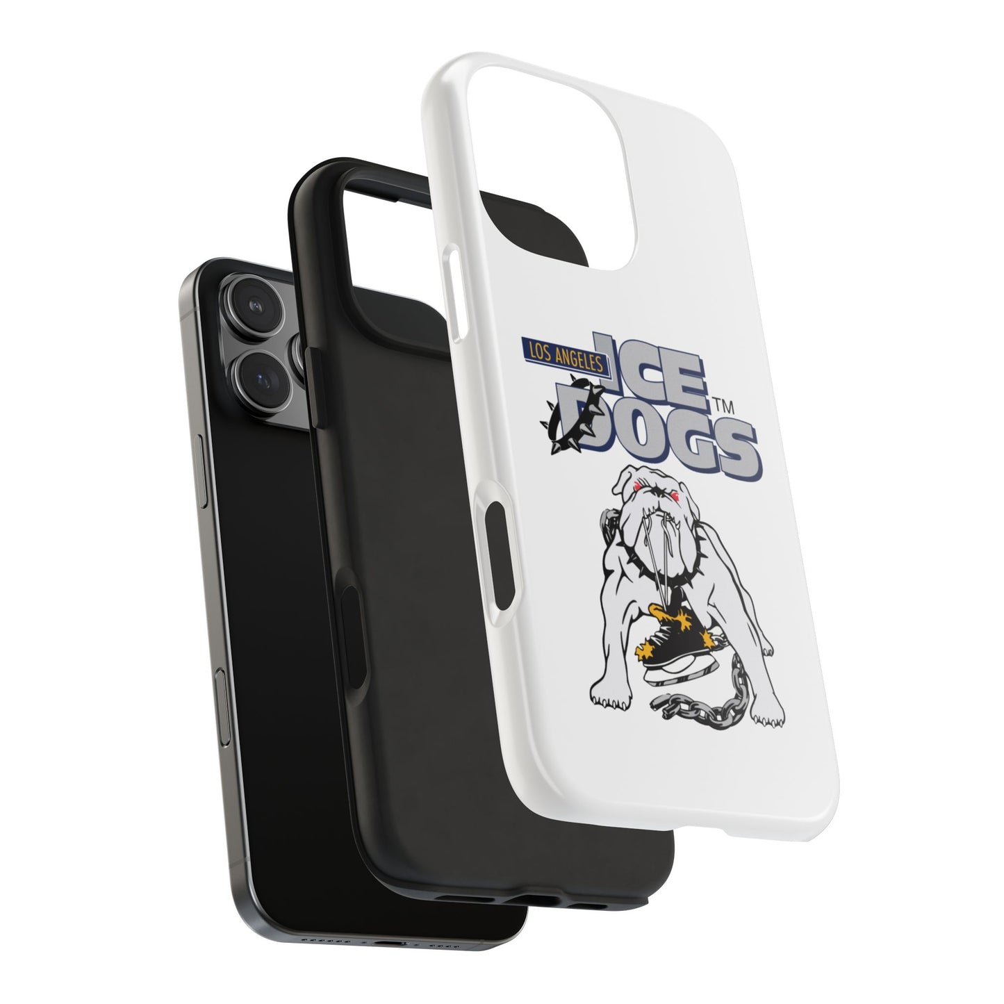 Vintage Los Angeles Ice Dogs Hockey Team Logo Durable Phone Cases