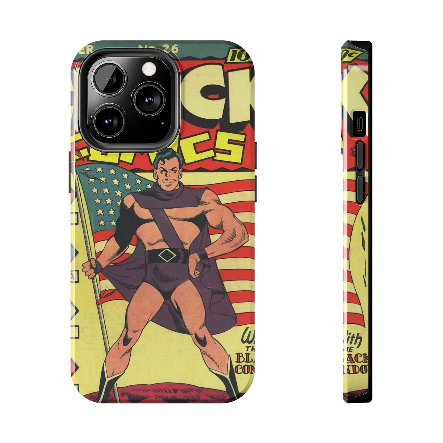 Vintage Comic Book Style Phone Case - Old School Male 