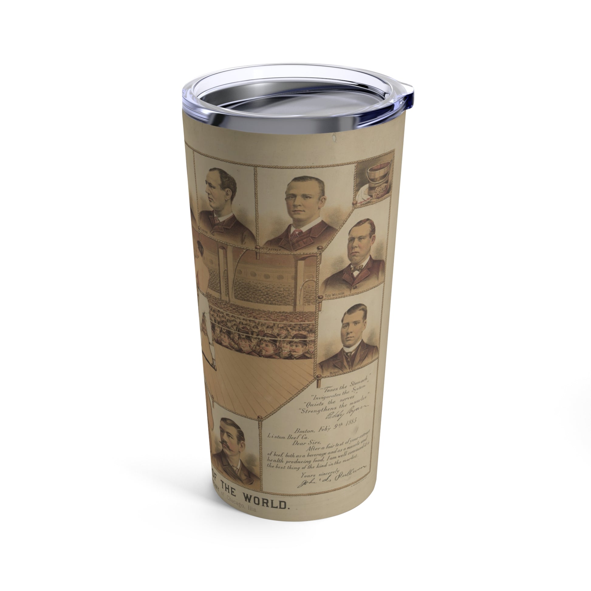 Vintage Pugilists Tumbler - Old School Male 