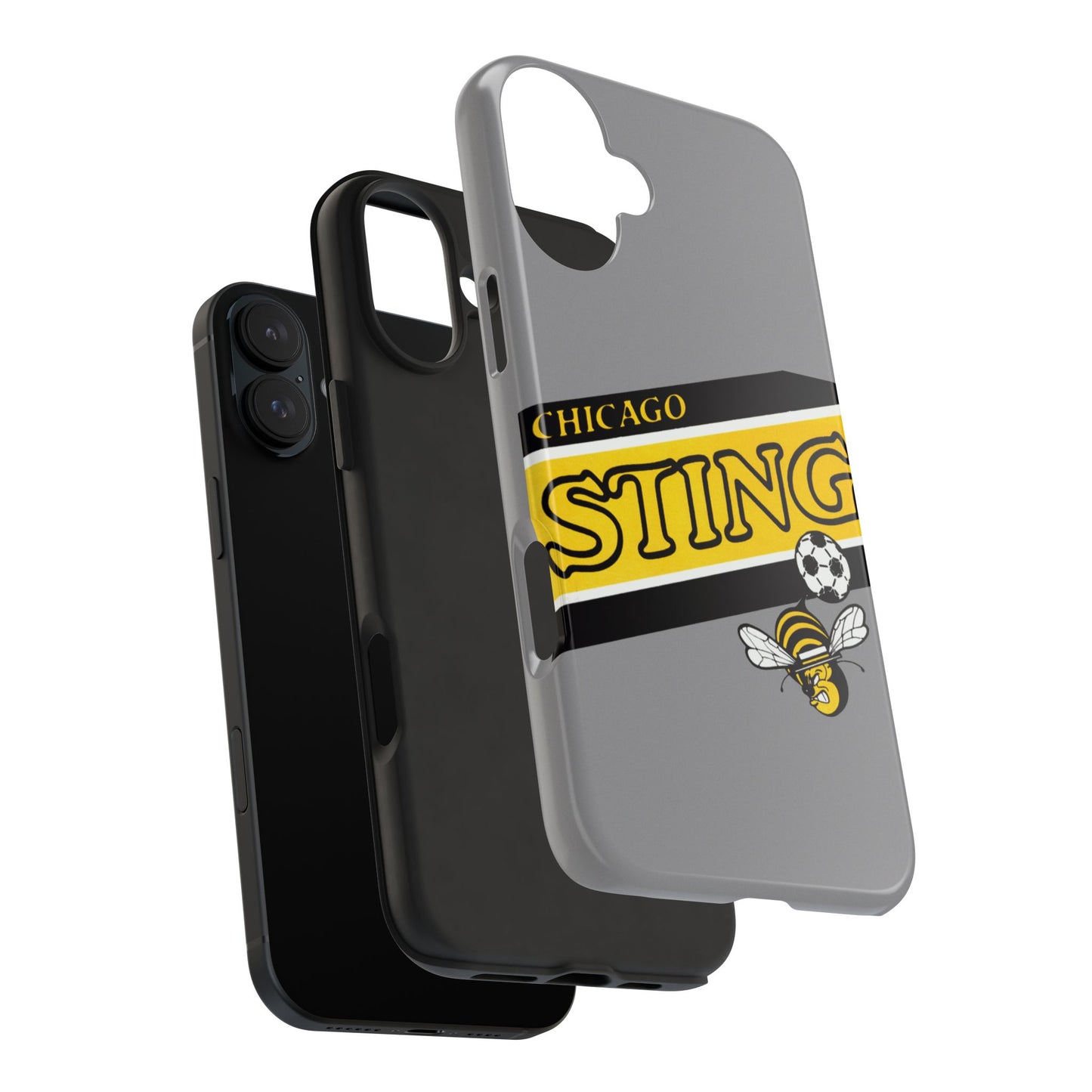 Vintage Chicago Sting Soccer Team Logo Durable Phone Cases