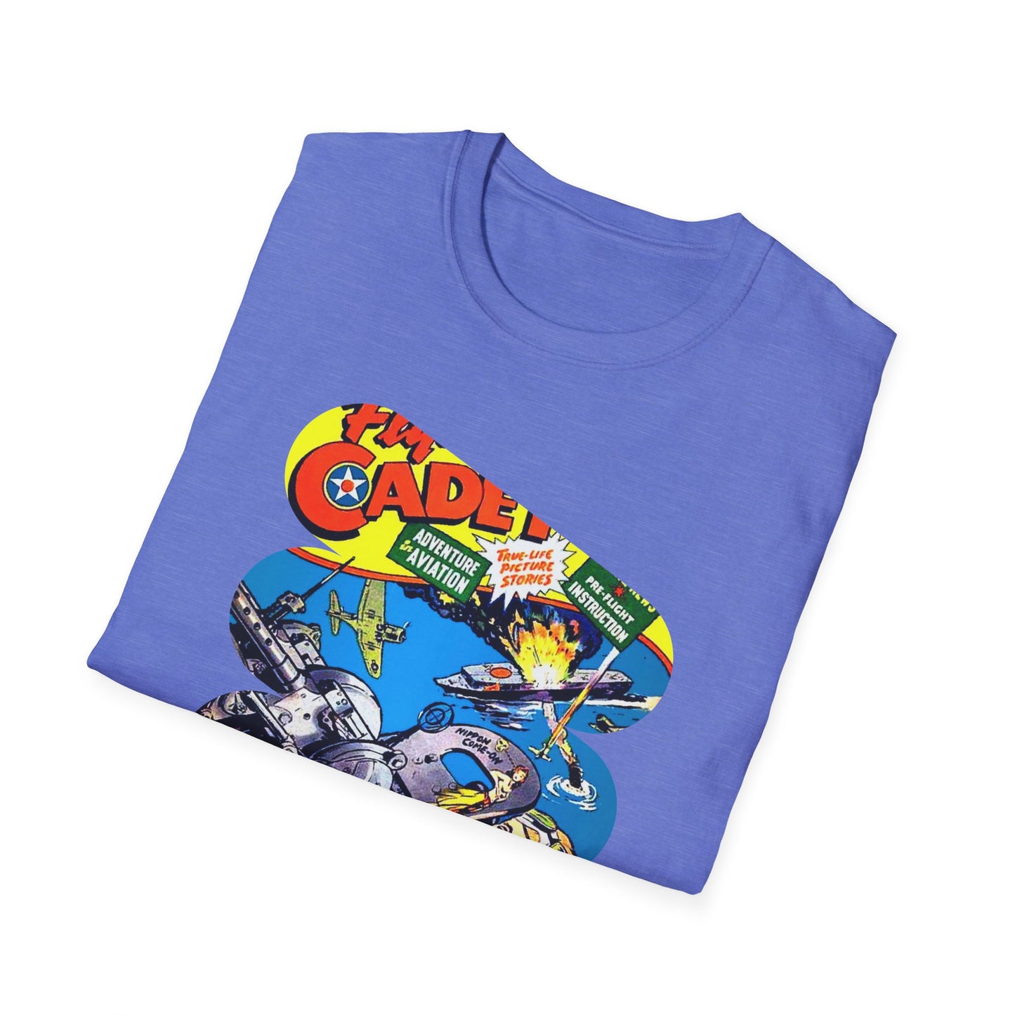 Vintage Comic Book Cover Unisex Softstyle Tee