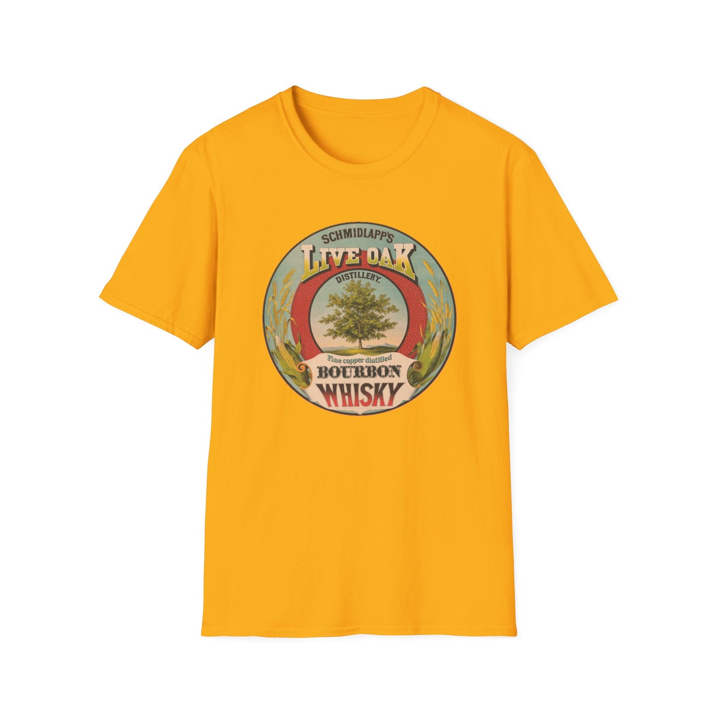 Vintage Live Oak Whiskey T-Shirt