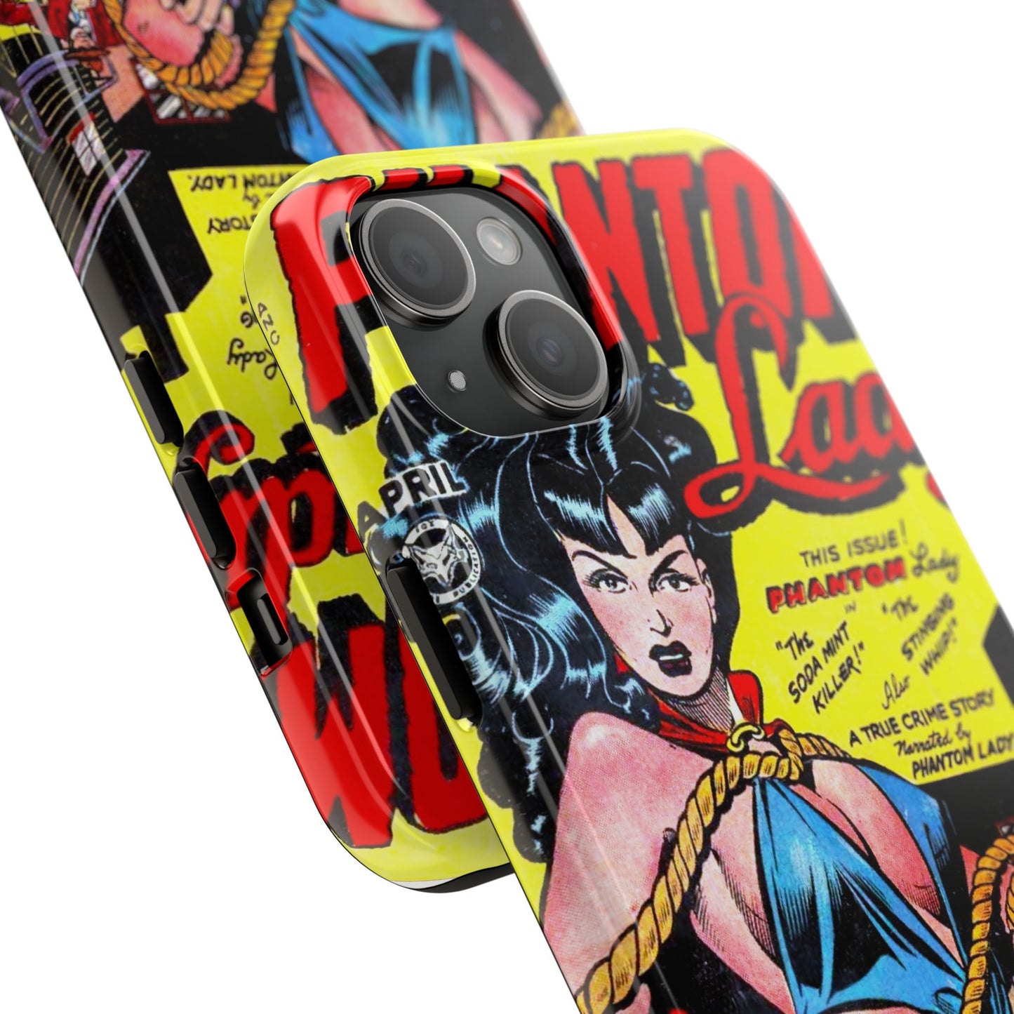 Vintage Phantom Lady Comic Book Phone Cover