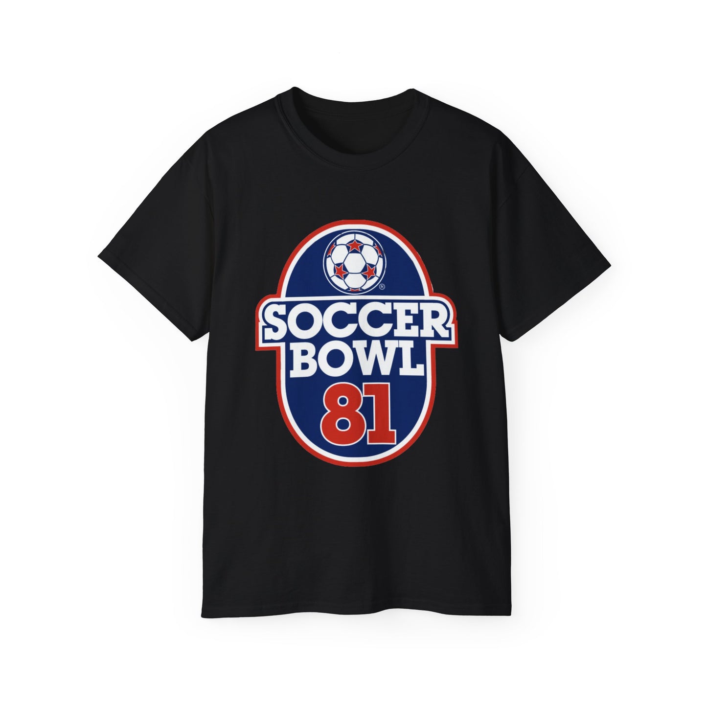 North American Soccer League Soccer Bowl 81 Unisex Ultra Cotton Tee - Old School Male 