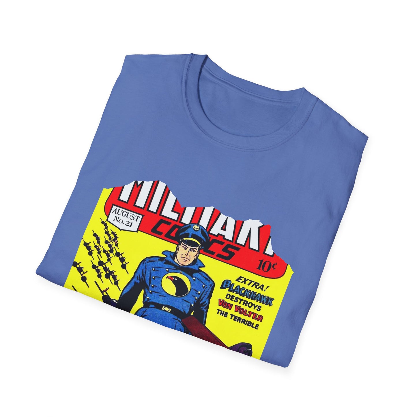 Vintage-Inspired Comic Cover Unisex Softstyle Tee