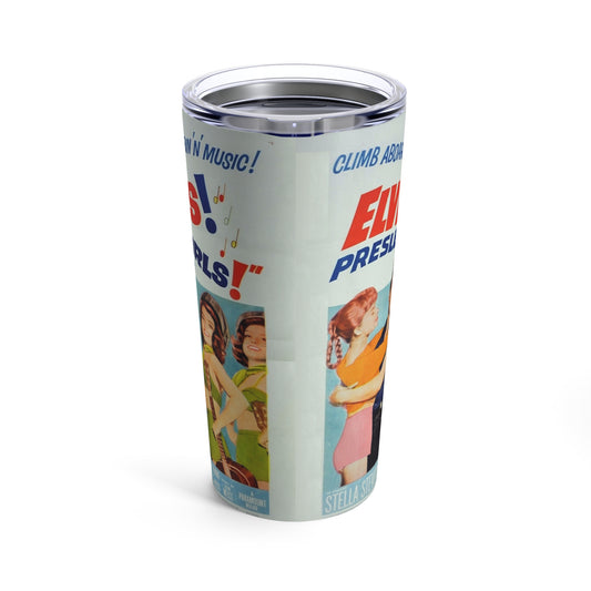 Elvis Presley Girls Girls Girls Movie Poster Insulated Tumbler 20oz - Old School Male 