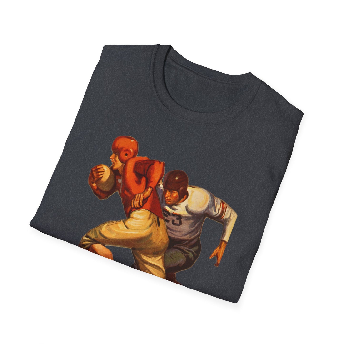 Retro Style Football Unisex Soft Cotton Tee