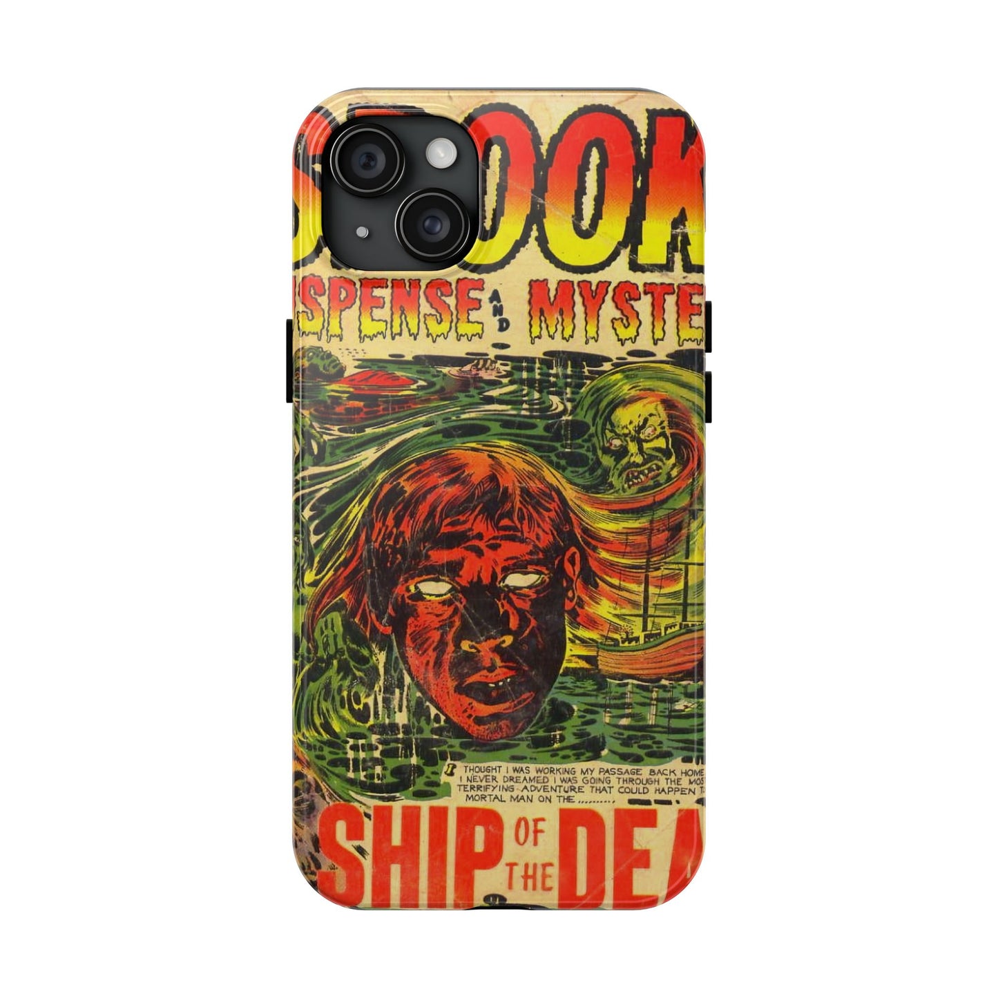 Vintage Horror Comic Phone Cover - Old School Male 