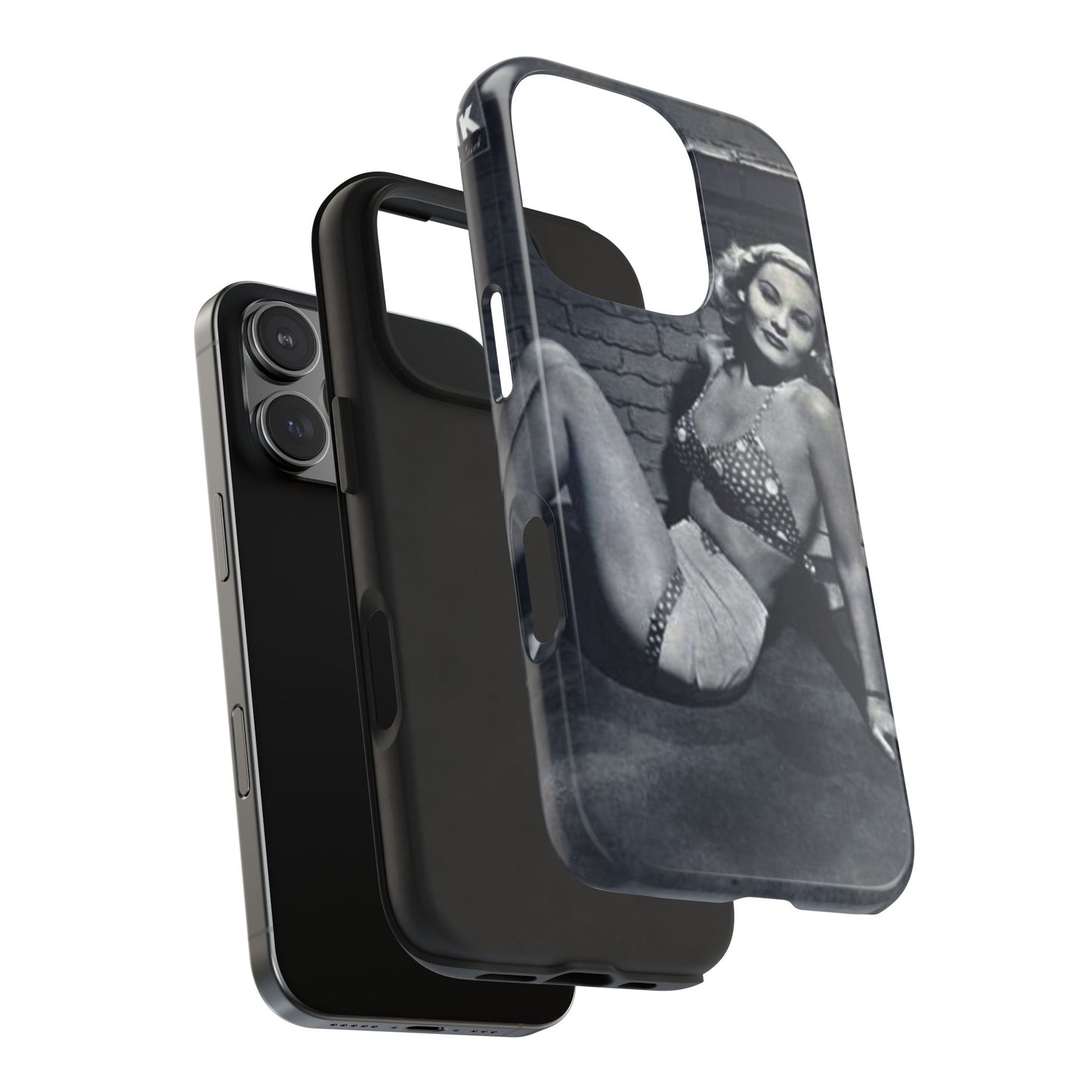 Retro Pinup Girl Tough Smartphone Cases