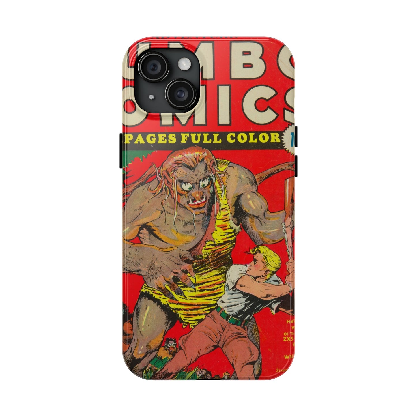 Vintage-Inspired Comic Book Tough Phone Cases - Old School Male 