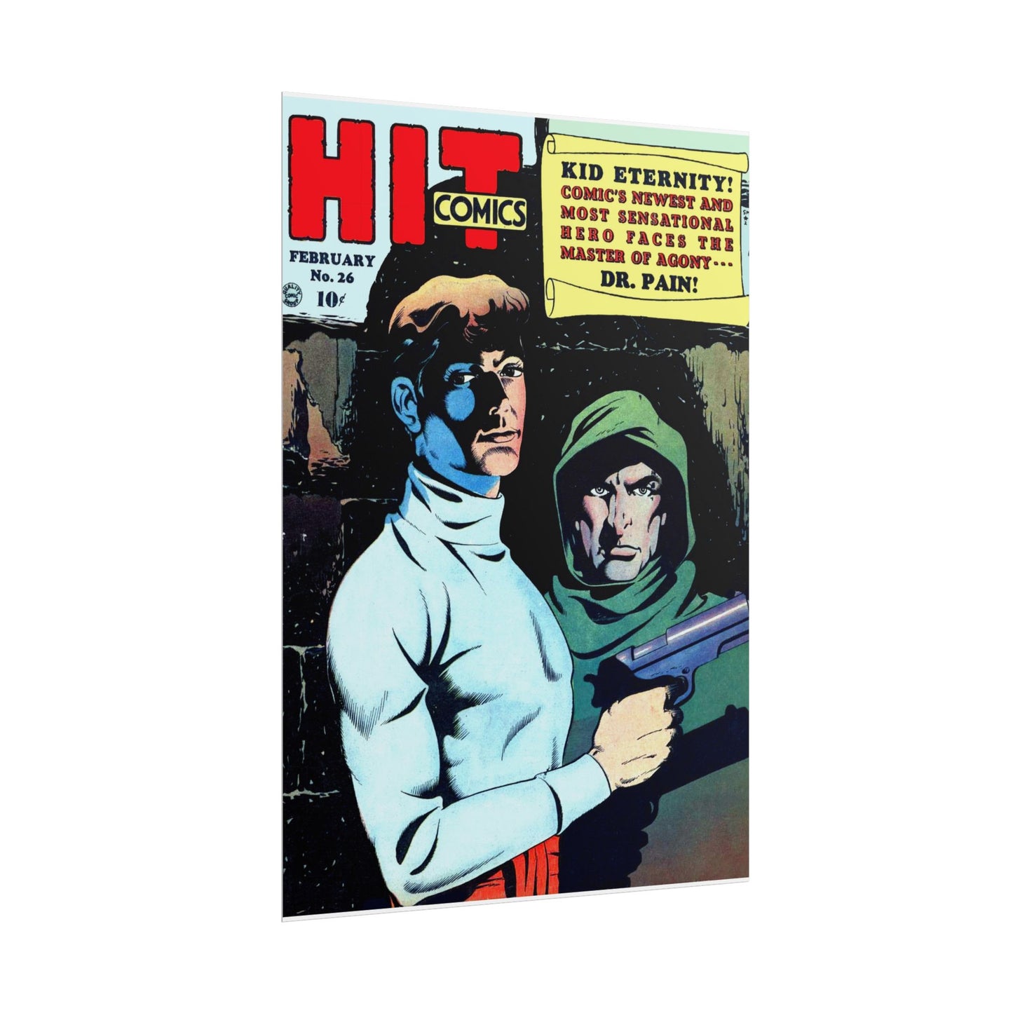 Retro Hit Comics Cover Poster Poster