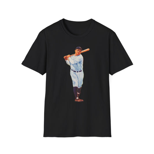 Classic Babe Ruth Baseball Tee - Old School Male 