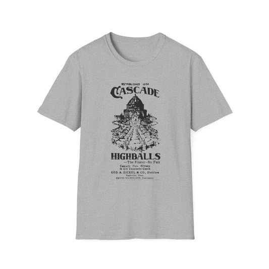 Vintage Cascade Highballs T-Shirt - 100% Cotton, Classic Fit, Versatile Style for Any Occasion