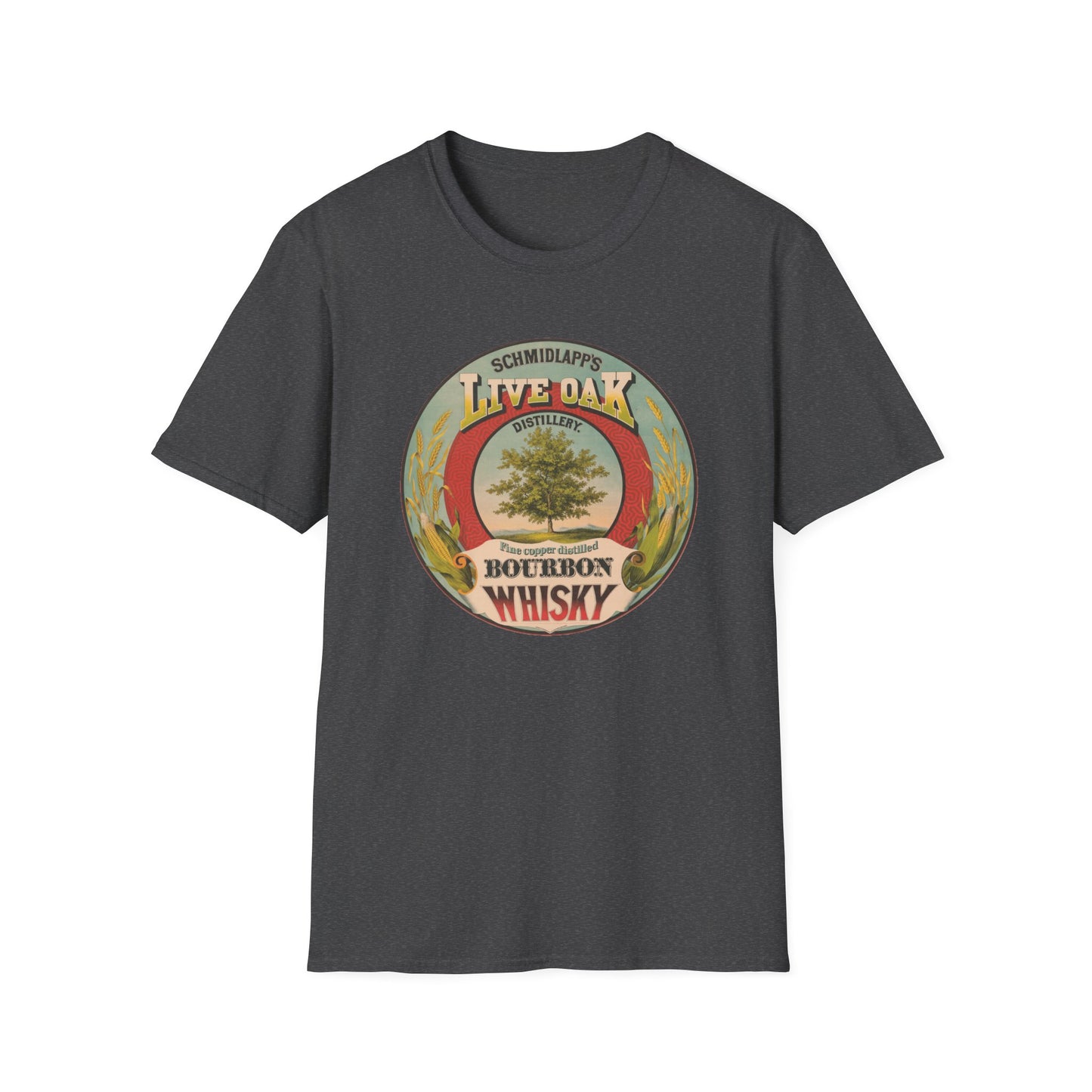 Vintage Live Oak Whiskey T-Shirt