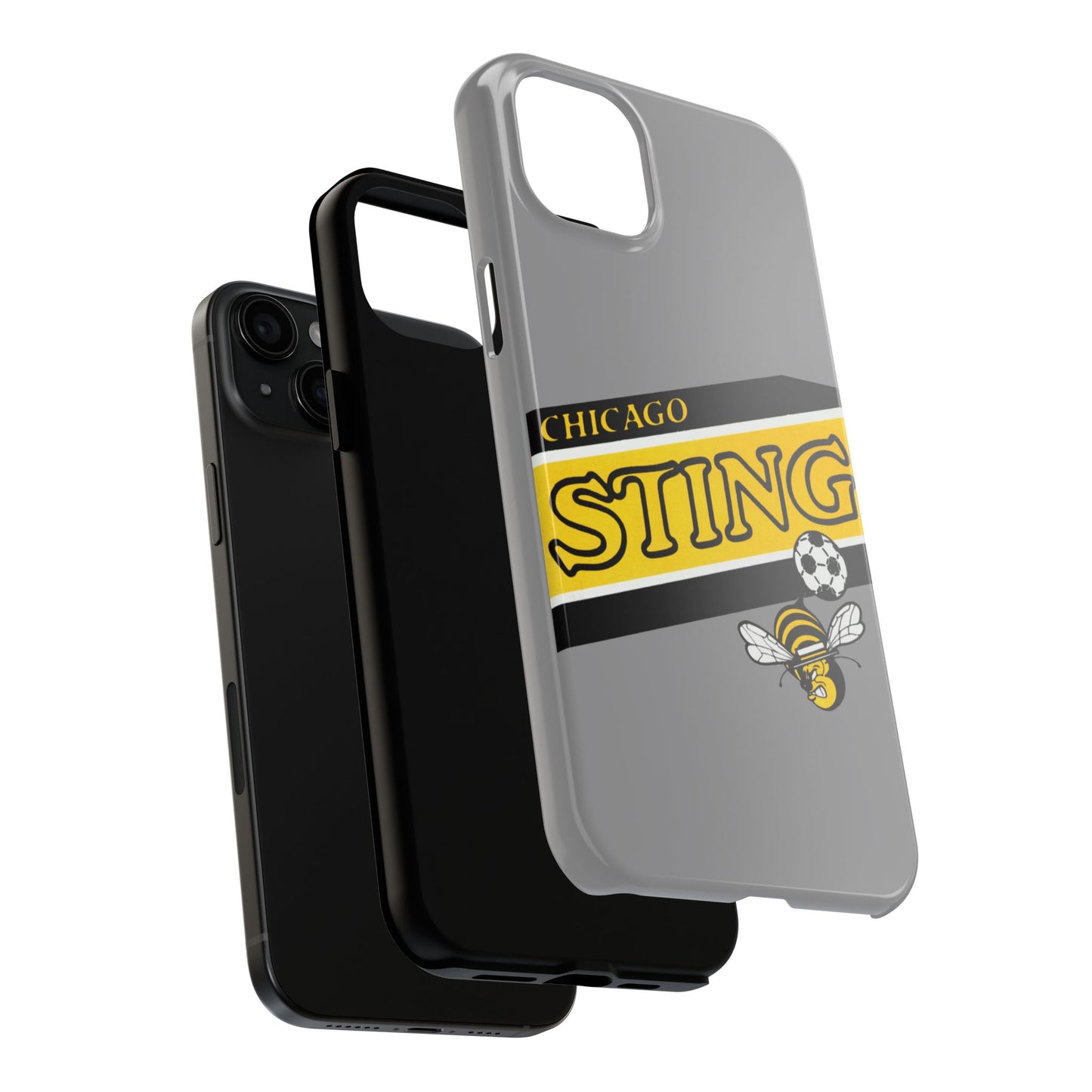 Vintage Chicago Sting Soccer Team Logo Durable Phone Cases