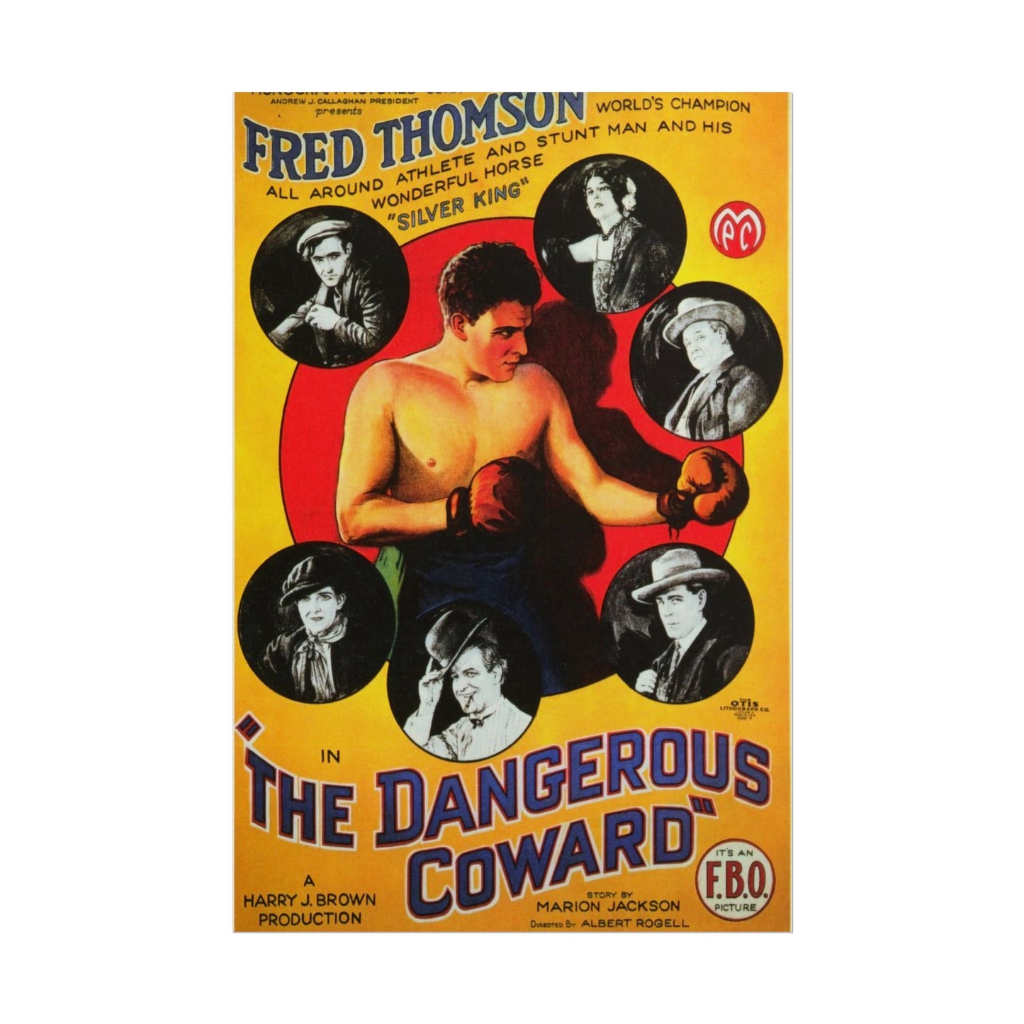 Rolled Poster - Classic Film The Dangerous Coward Movie Poster