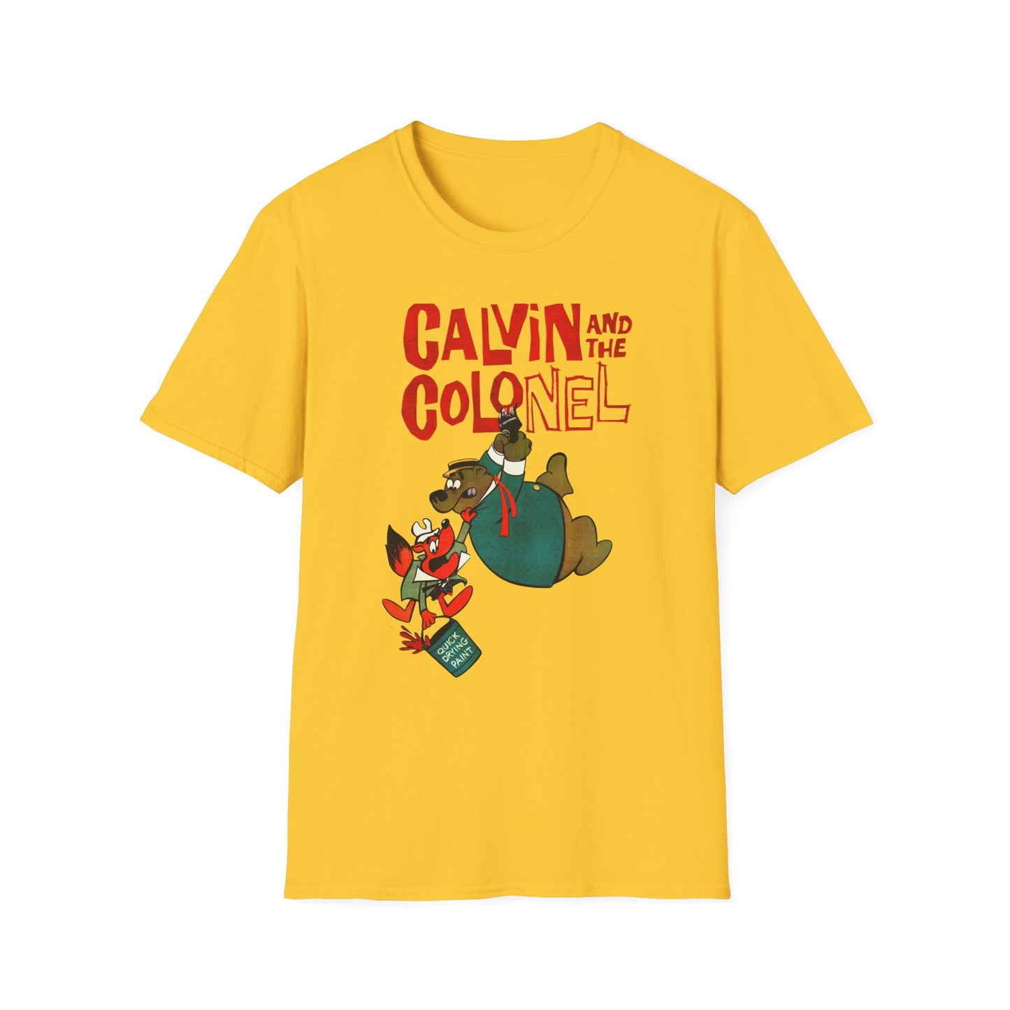 Retro Calvin and the Colonel Comic Characters T-Shirt