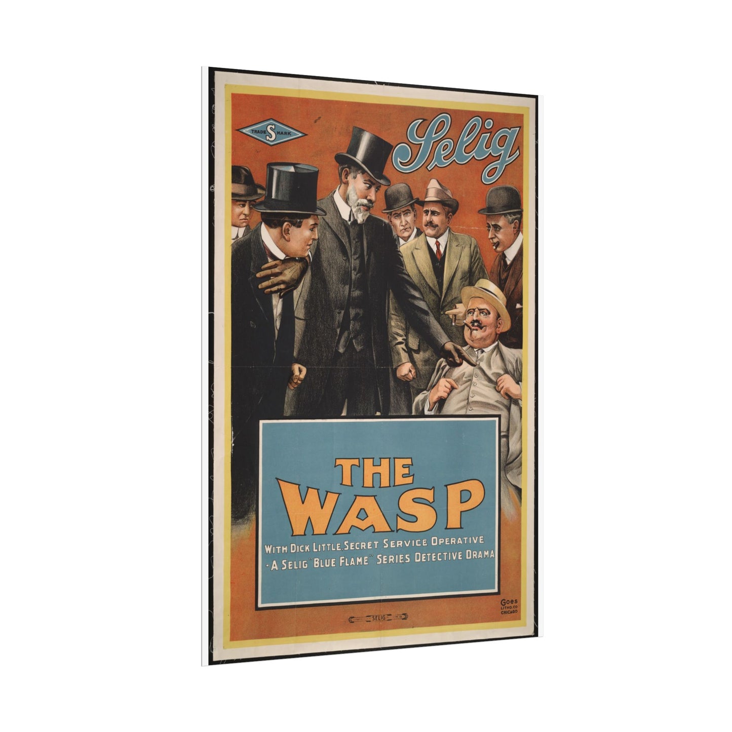 The Wasp Vintage Movie Poster - Old School Male 