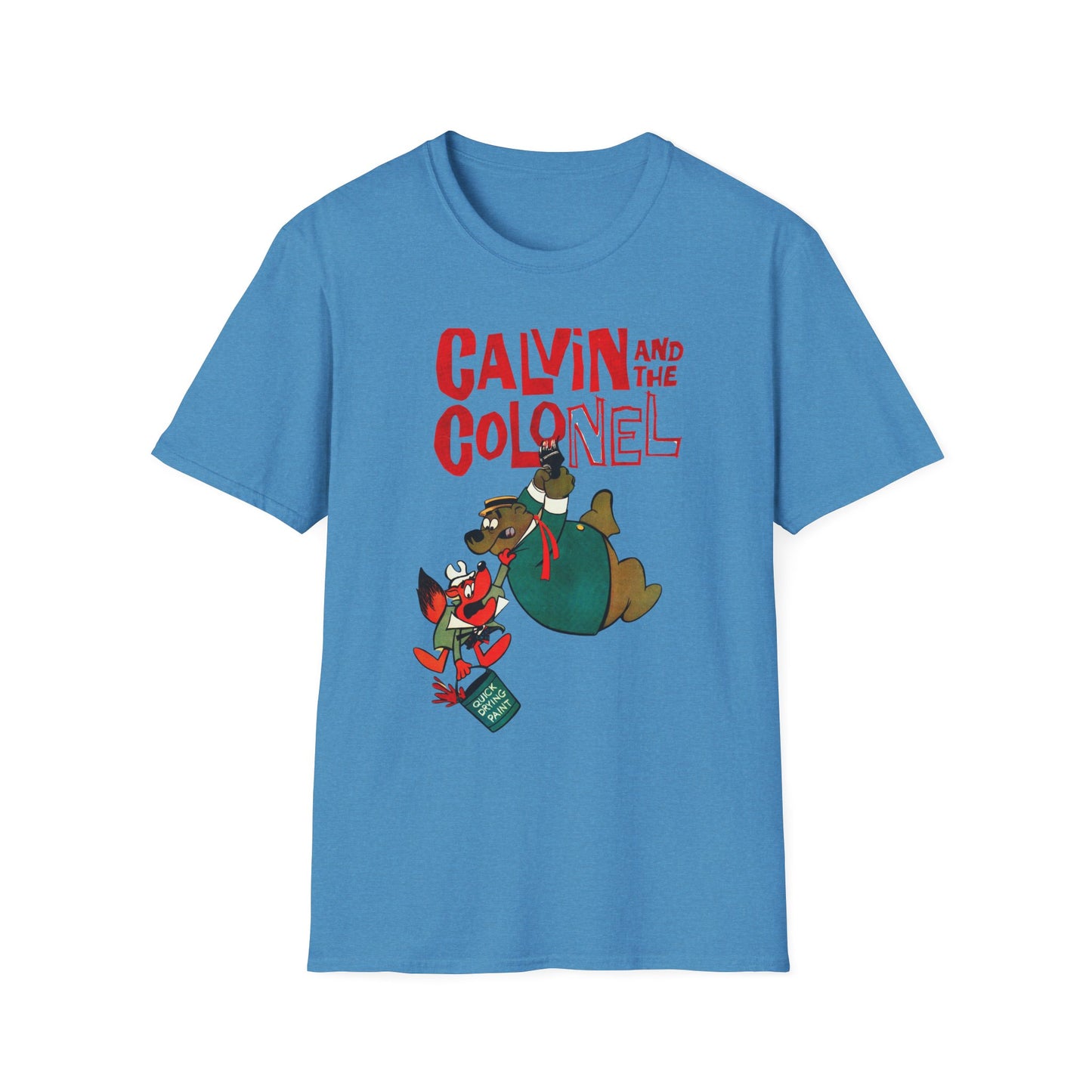 Retro Calvin and the Colonel Comic Characters T-Shirt