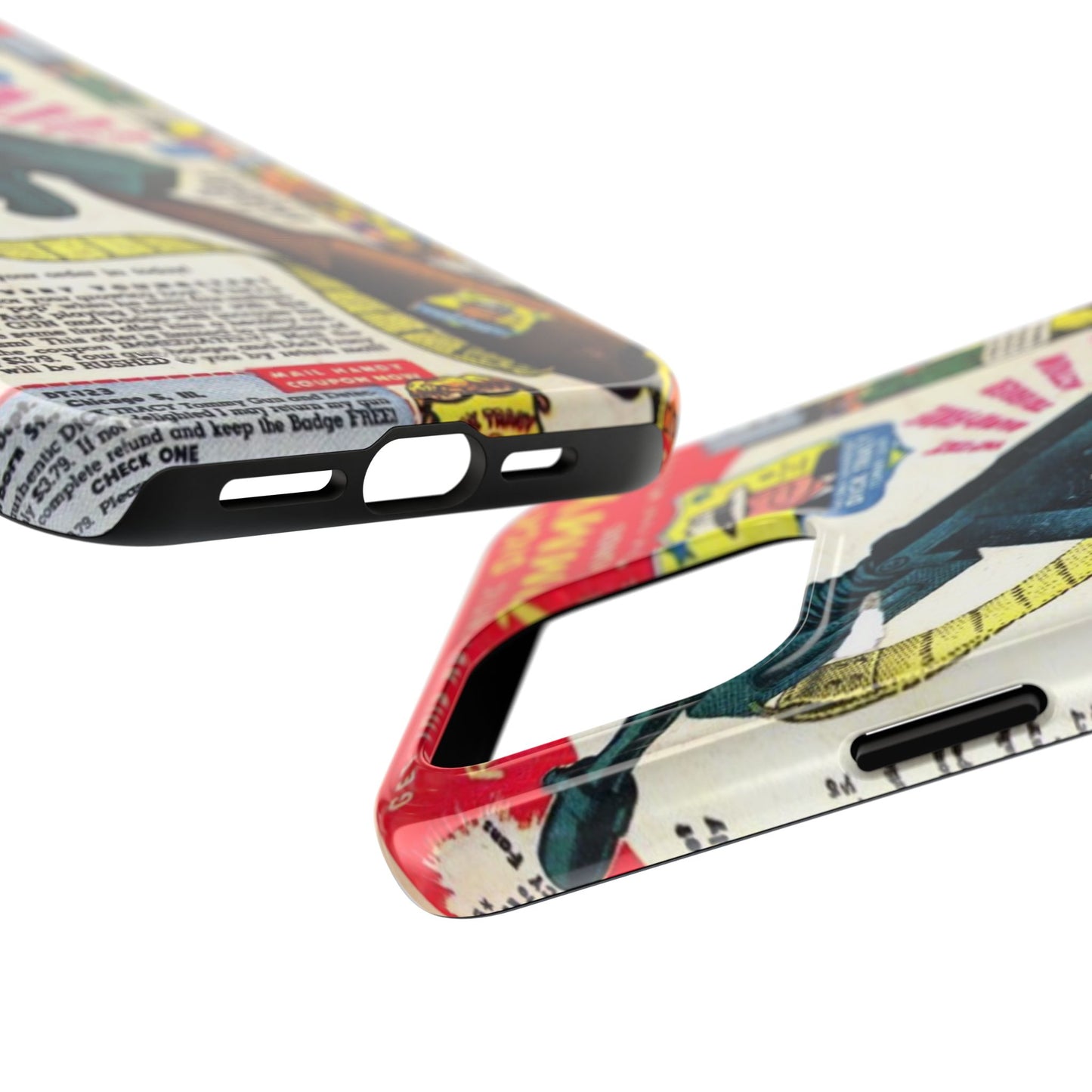 Dick Tracy Tommy Gun Vintage-Inspired Tough Phone Cases