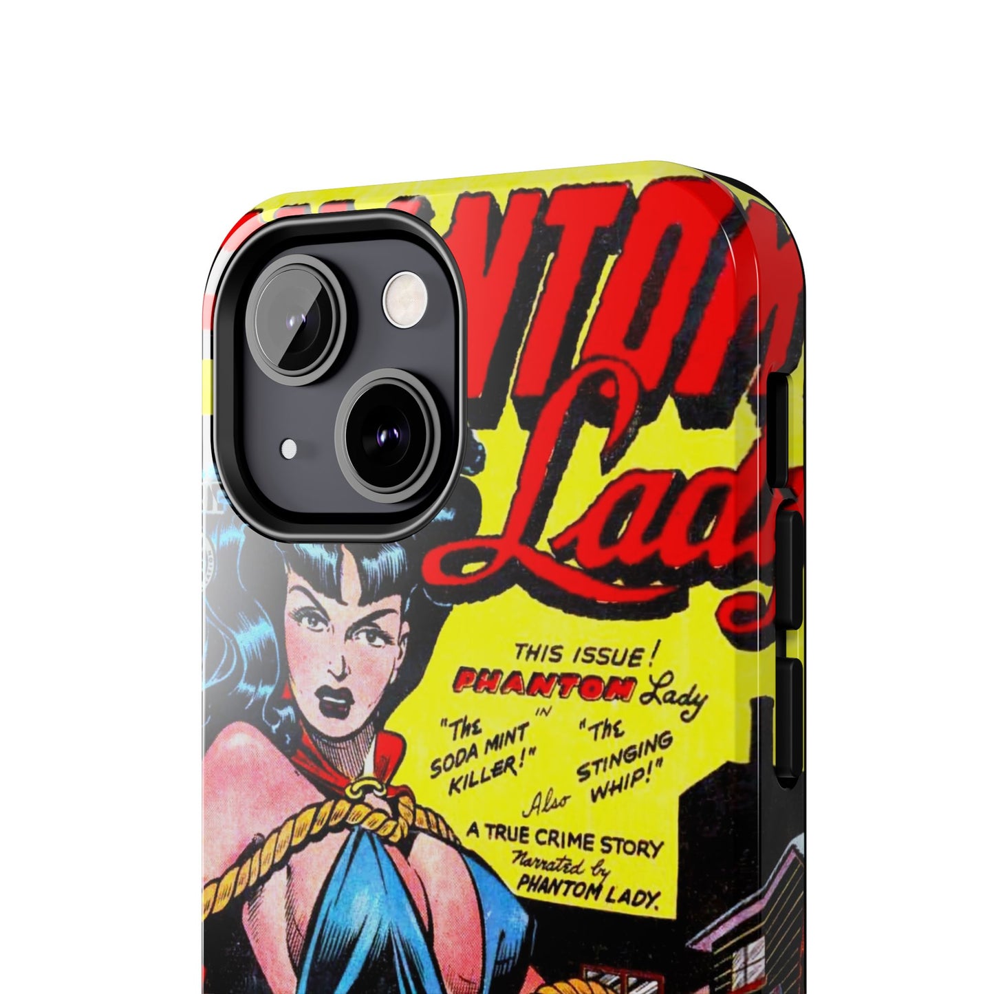 Vintage Phantom Lady Comic Book Phone Cover - Old School Male 