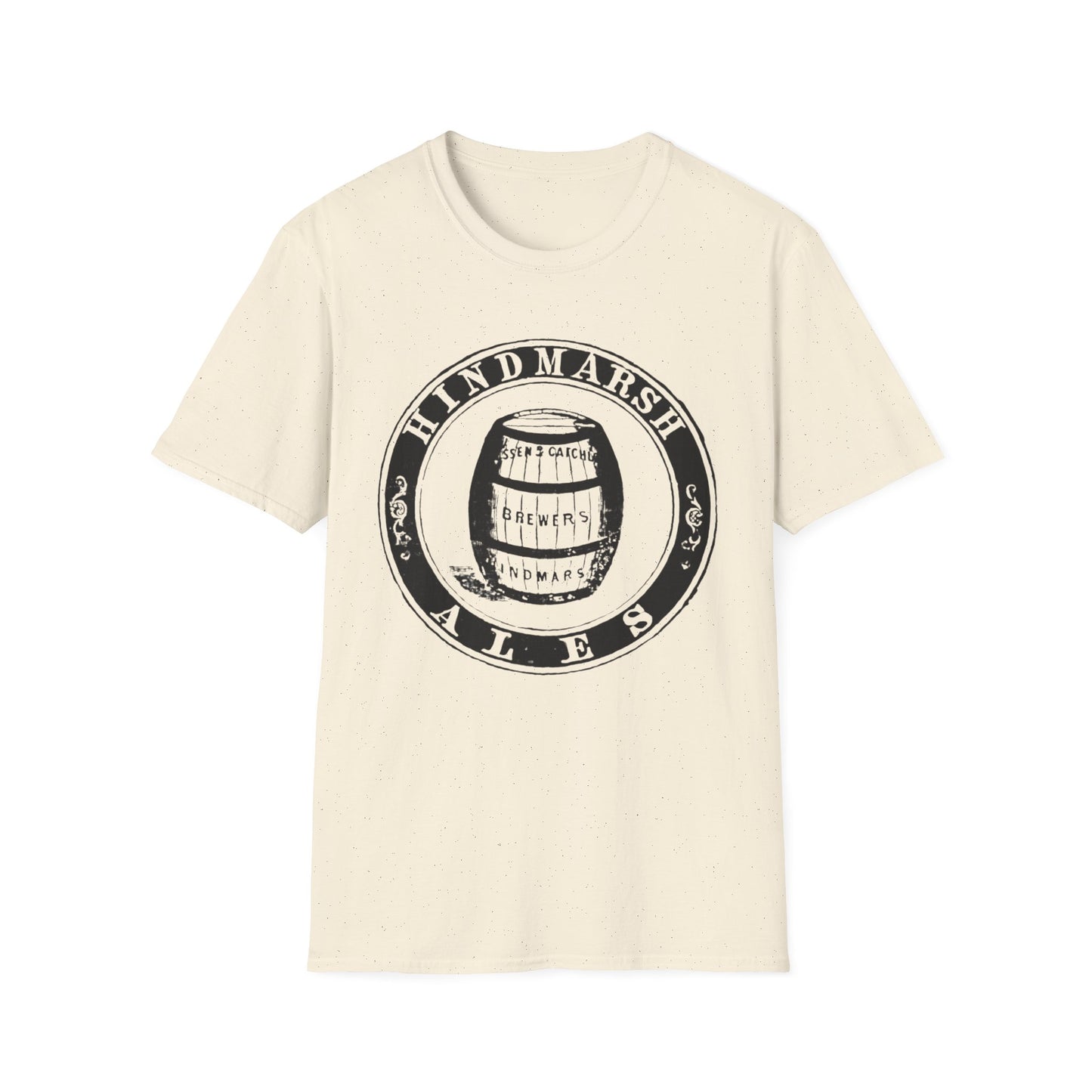 Vintage Hindmarsh Ales Unisex T-Shirt - 100% Cotton Softstyle Tee for Beer Lovers