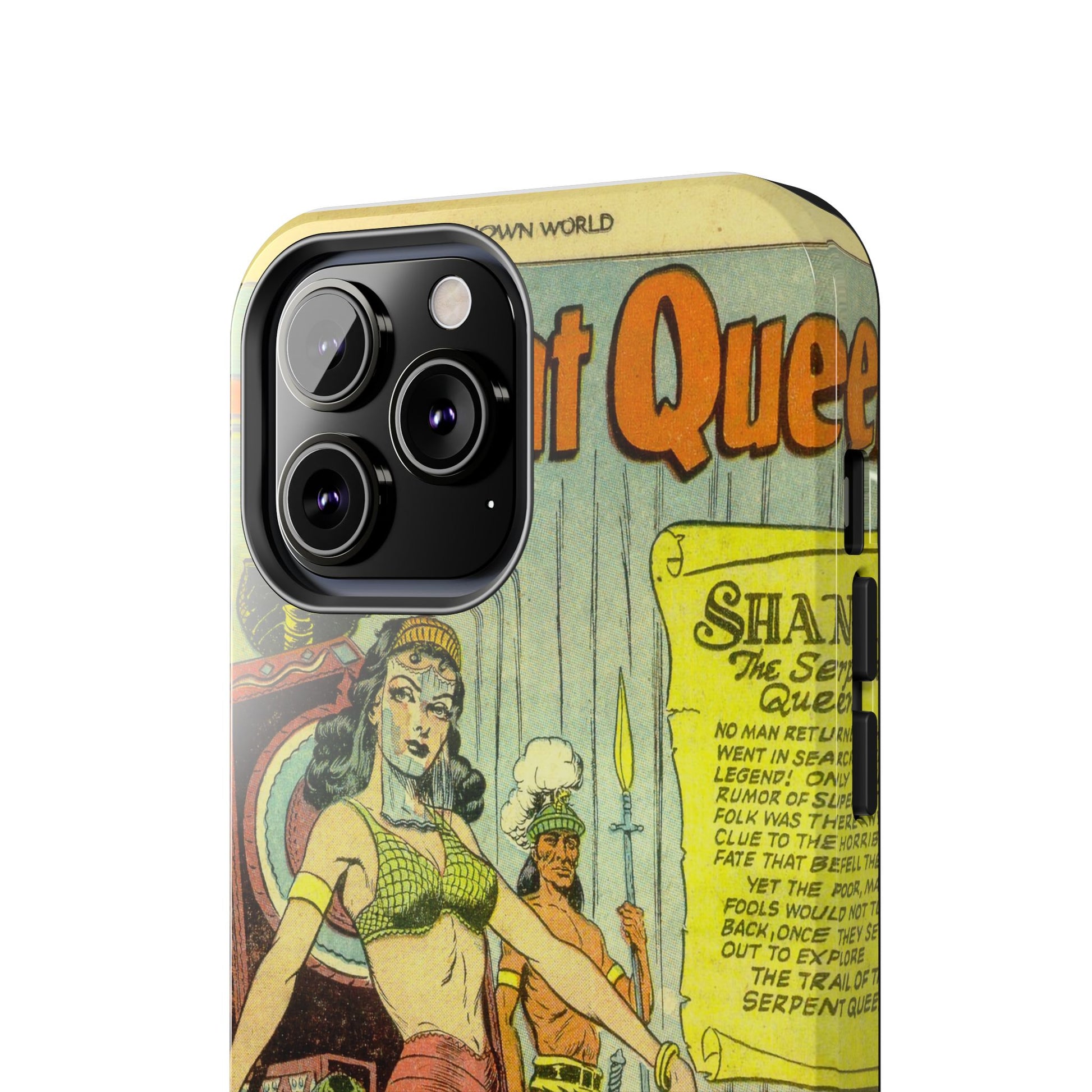 Vintage Serpent Queen Fantasy Comic Phone Case - Old School Male 