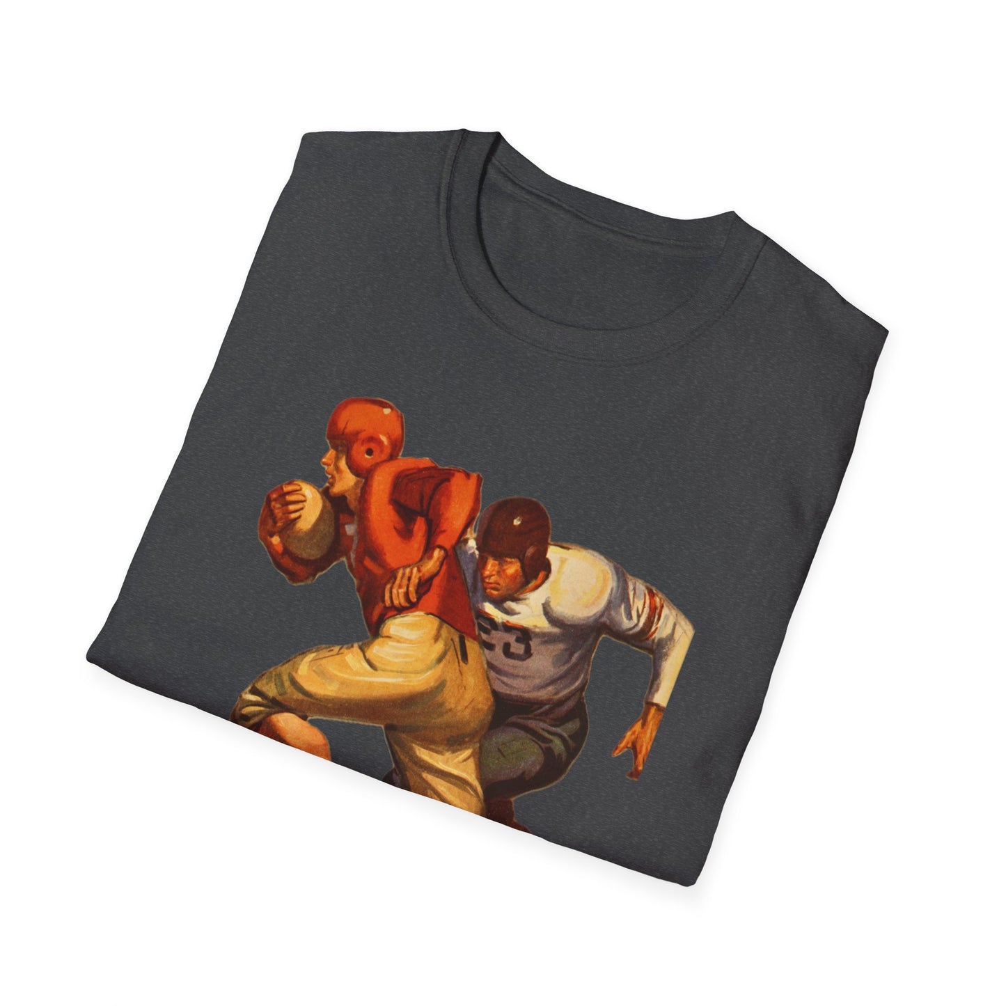 Retro Style Football Unisex Soft Cotton Tee