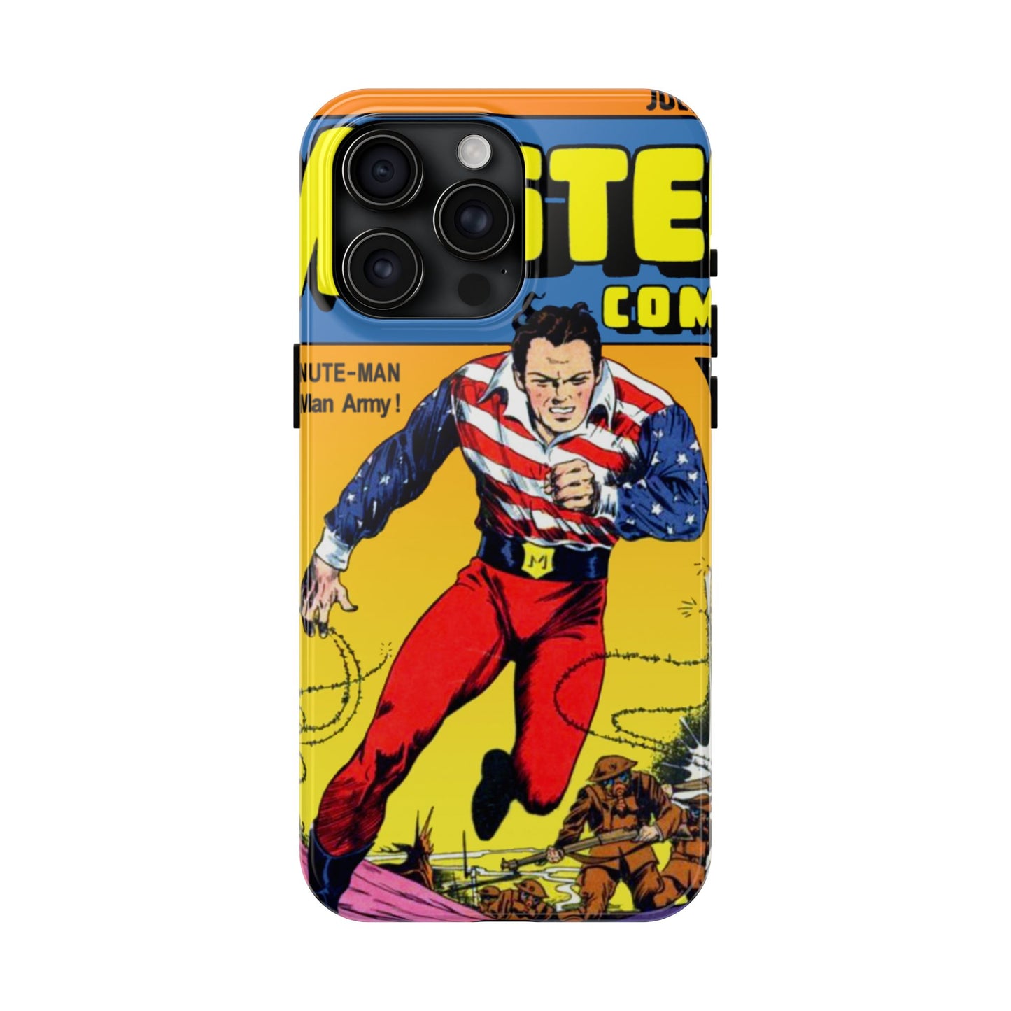 Vintage Comic Artwork Tough Phone Cases - Old School Male 