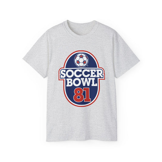 North American Soccer League Soccer Bowl 81 Unisex Ultra Cotton Tee - Old School Male 