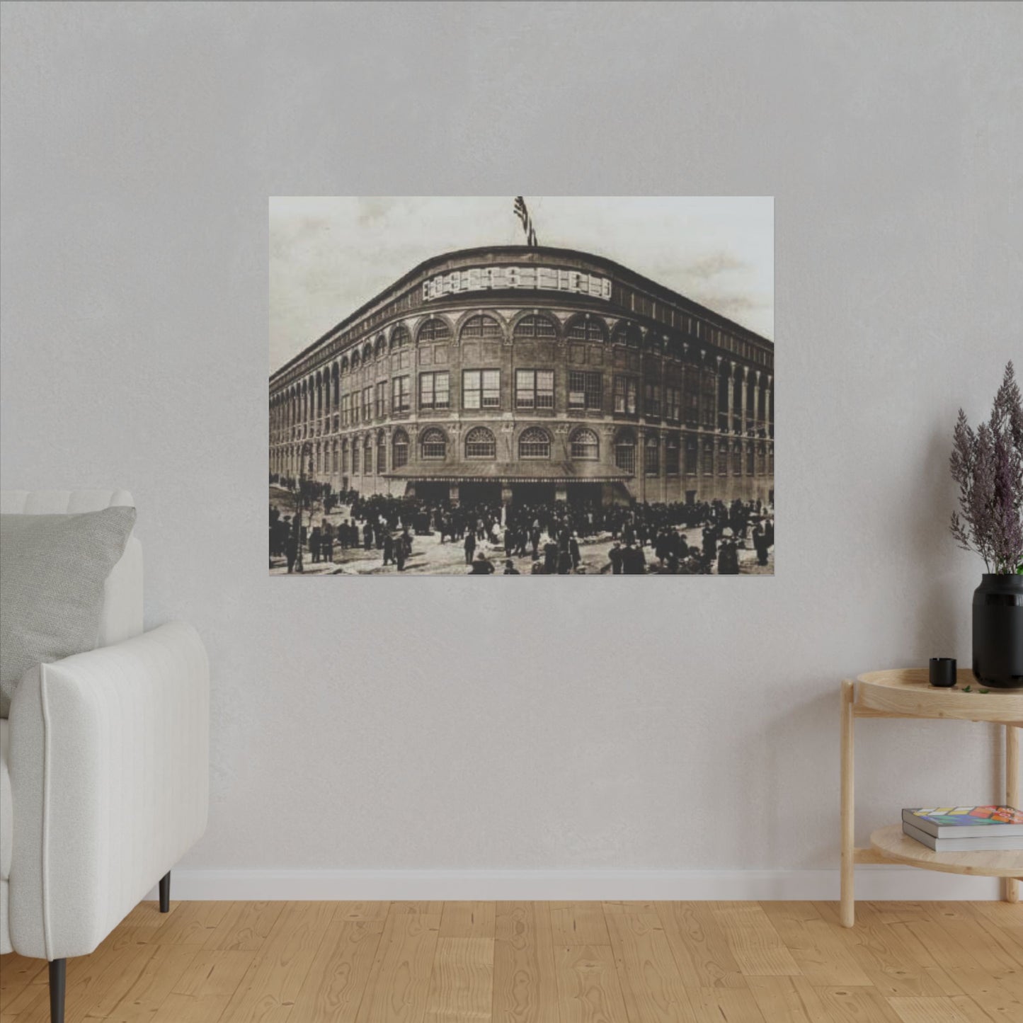 Nostalgic Ebbets Field Canvas Art Print