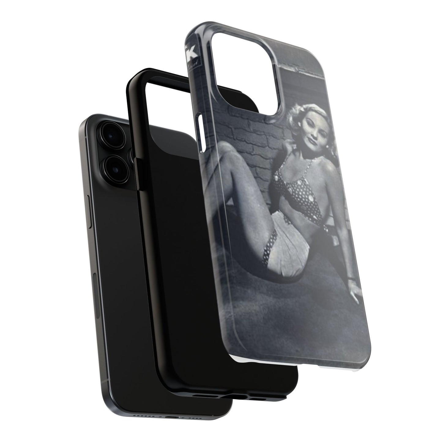 Retro Pinup Girl Tough Smartphone Cases