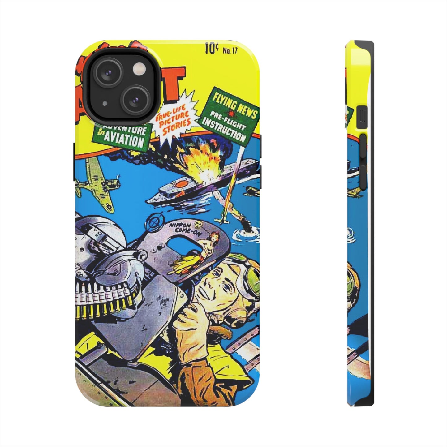 Vintage Comic Art Tough Phone Cases - Old School Male 