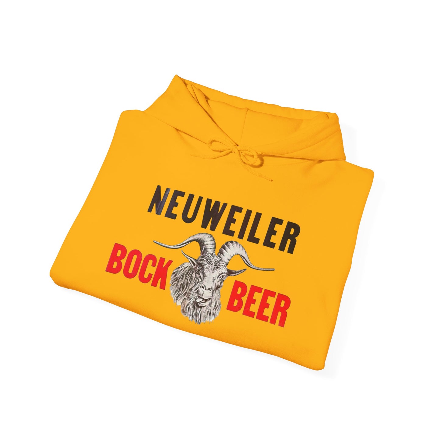 Neuweiler Bock Beer Hoodie - Cozy Unisex Sweatshirt with Kangaroo Pocket & Custom Prints