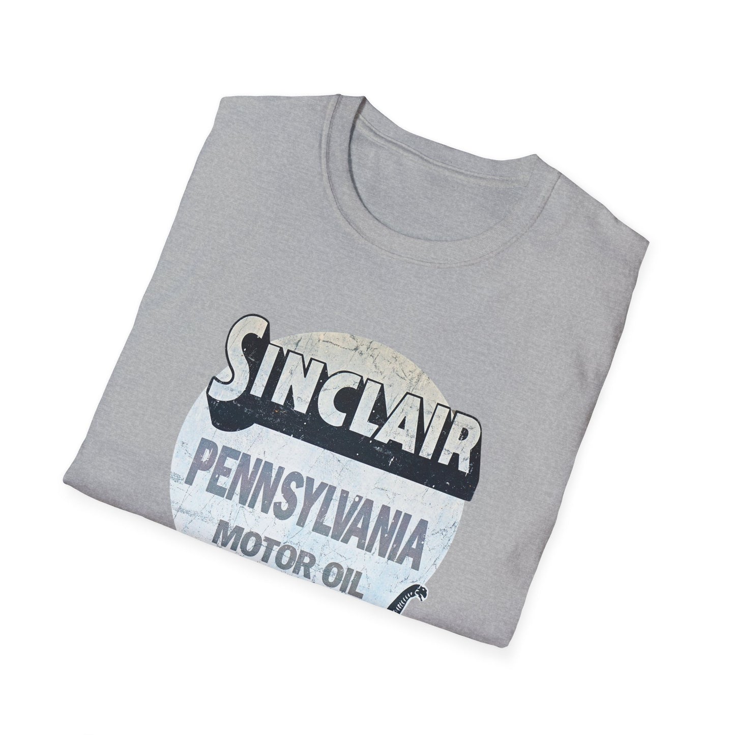 Sinclair Oil Vintage T-Shirt - Retro Gasoline Design, 100% Cotton, Unisex Fit