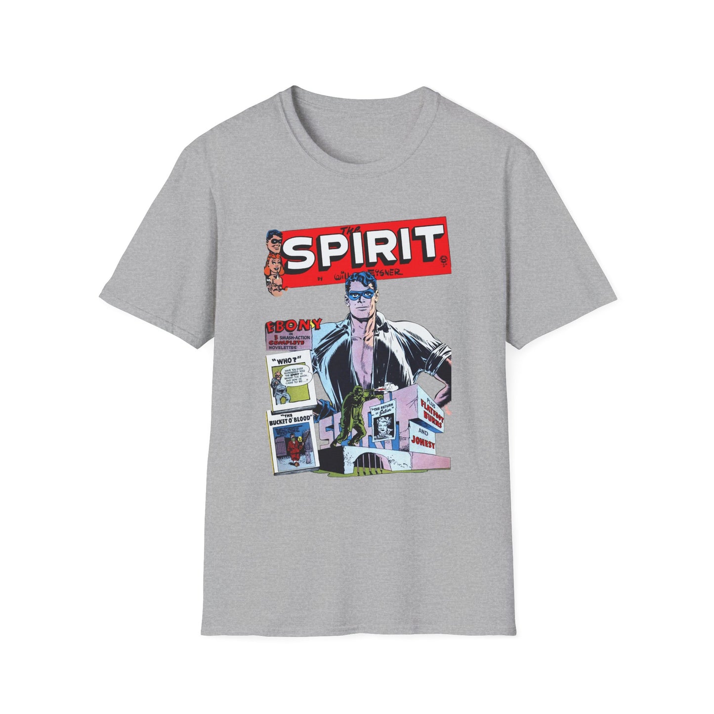 Vintage Comic Character T-Shirt - The Spirit Tee for Retro Fans and Collectors