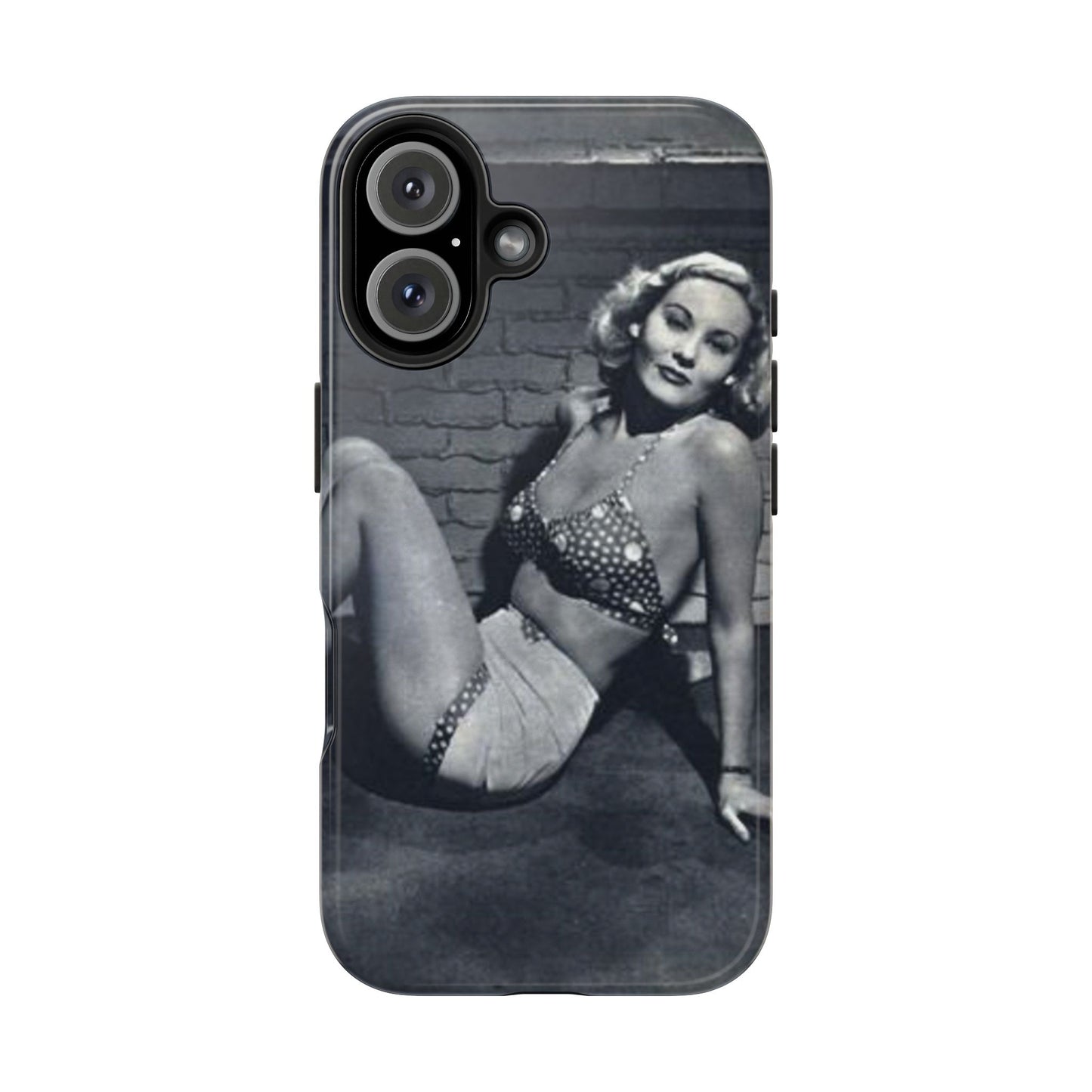 Retro Pinup Girl Tough Smartphone Cases - Old School Male 