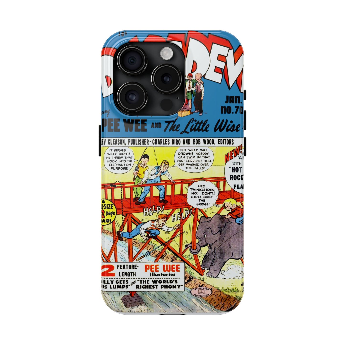 Vintage Comic Book Inspired Phone Case - Old School Male 