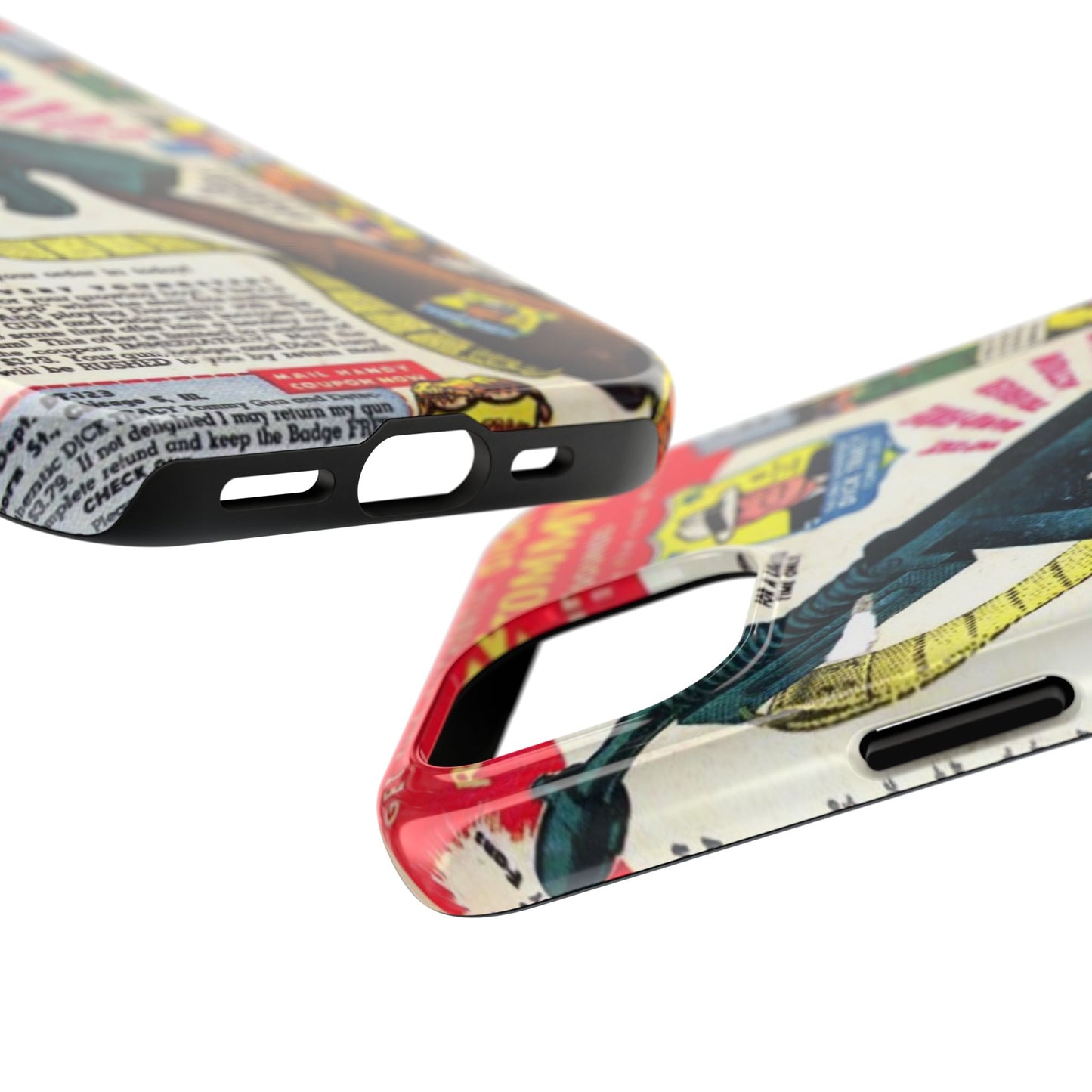 Dick Tracy Tommy Gun Vintage-Inspired Tough Phone Cases