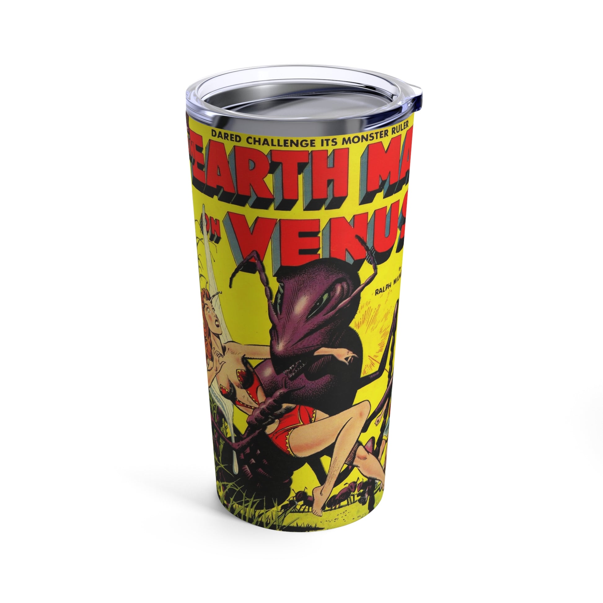 Tumbler Retro Comic Book Cover 20oz - Old School Male 