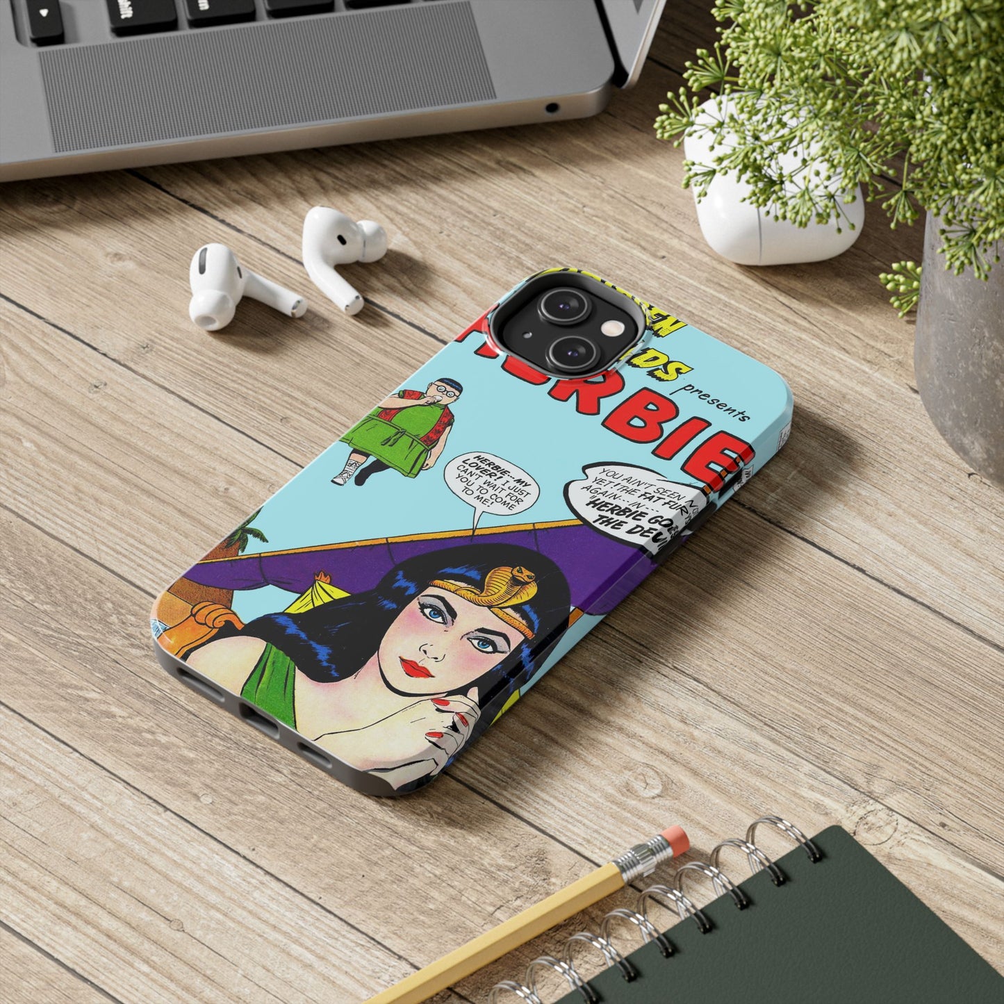 Vintage Forbidden Worlds Comic Art Phone Case