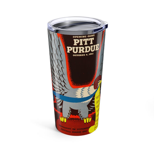 Vintage Pitt vs Purdue 20oz Insulated Tumbler - Old School Male 