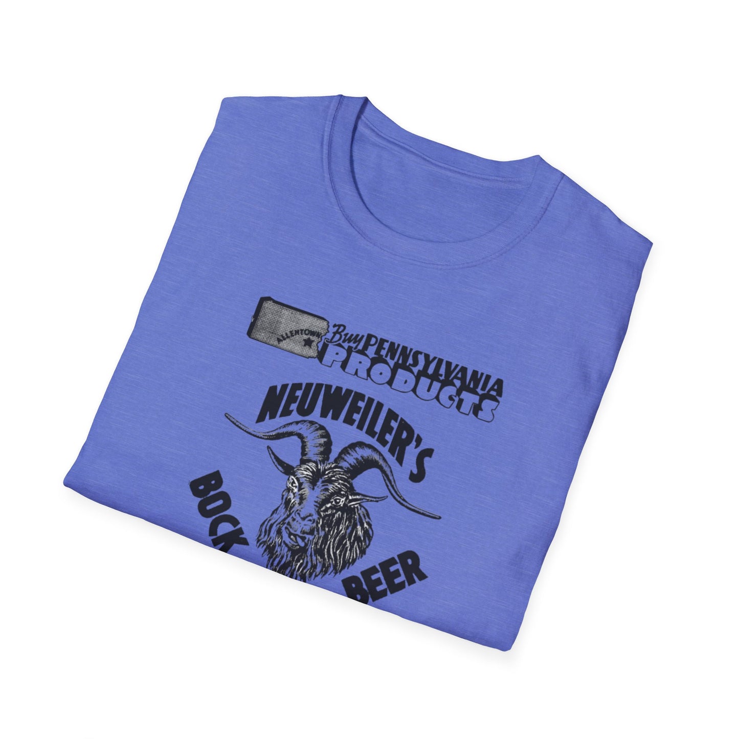 Sip Happens: Neuweilers Bock Beer Unisex Softstyle T-Shirt - Pure Comfort & Classy Fun!