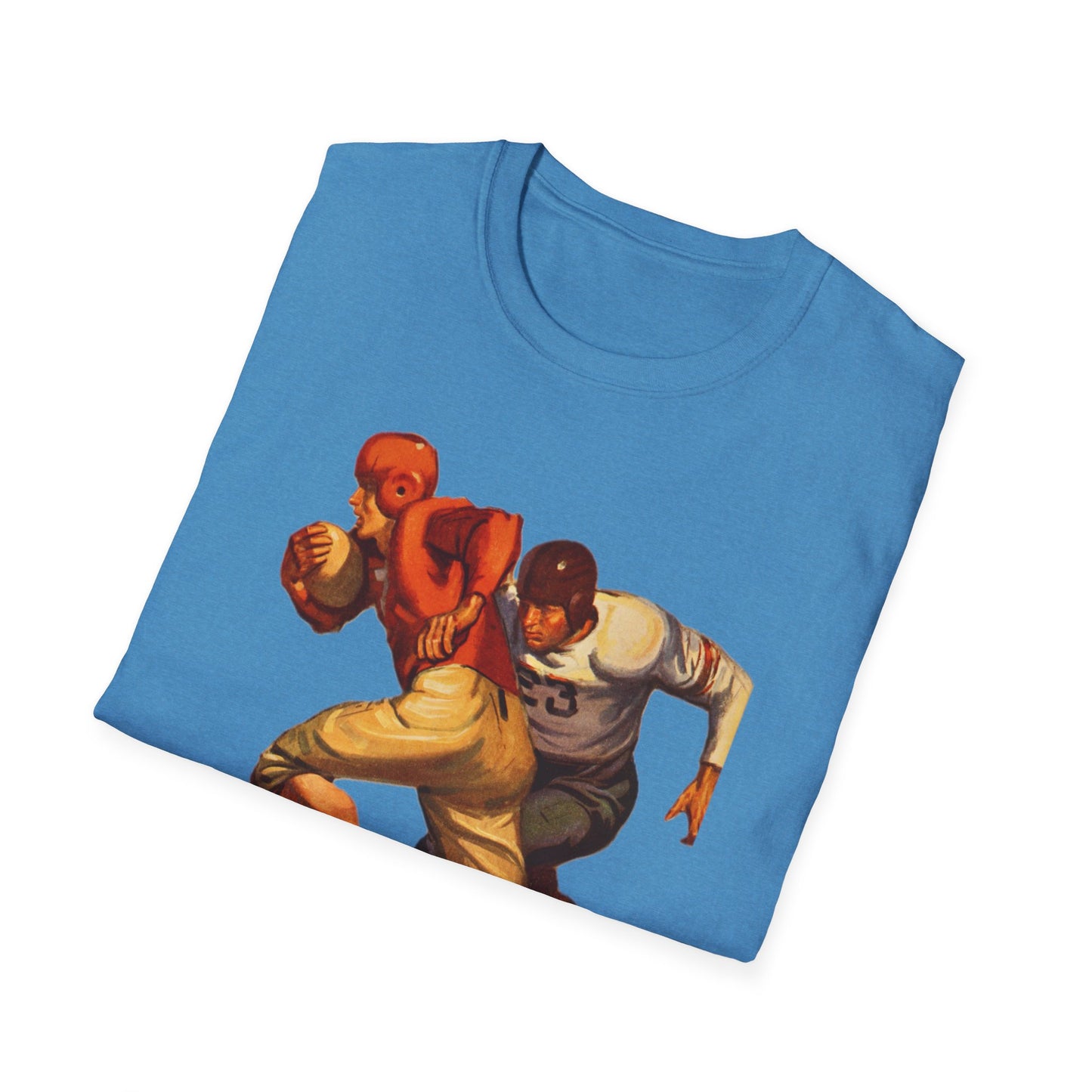 Retro Style Football Unisex Soft Cotton Tee