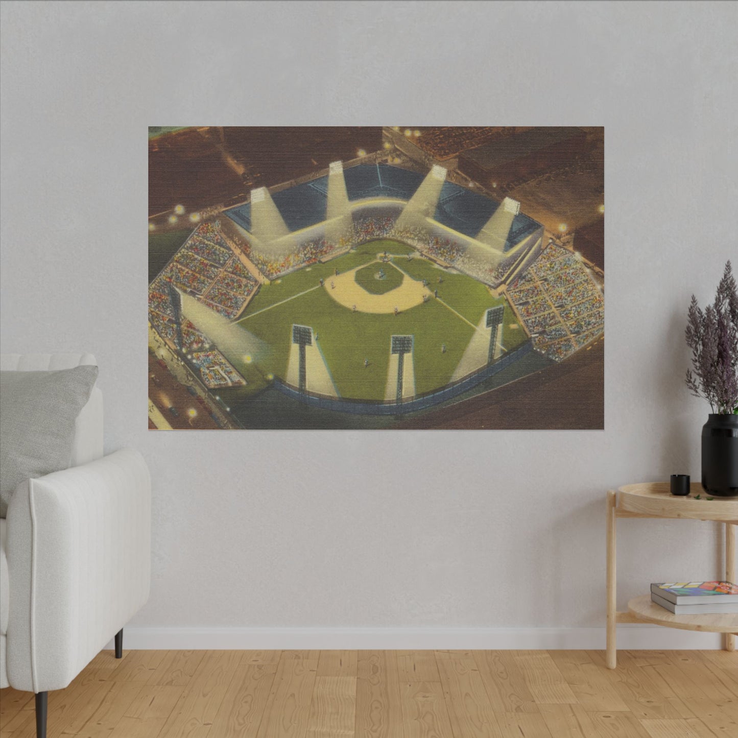 Classic Boston Braves Field Canvas Art Print