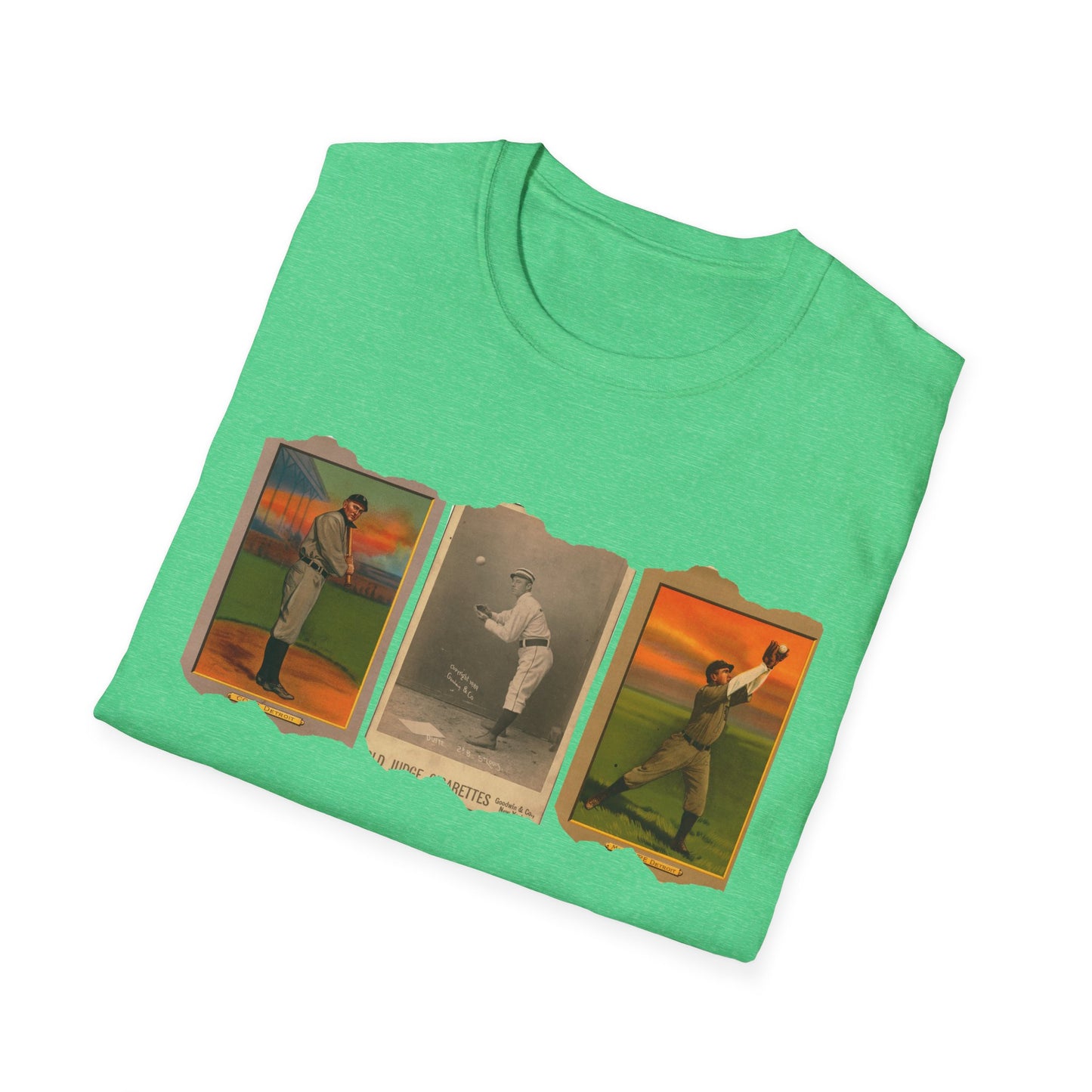 Retro Baseball Card Graphic Unisex Softstyle Tee