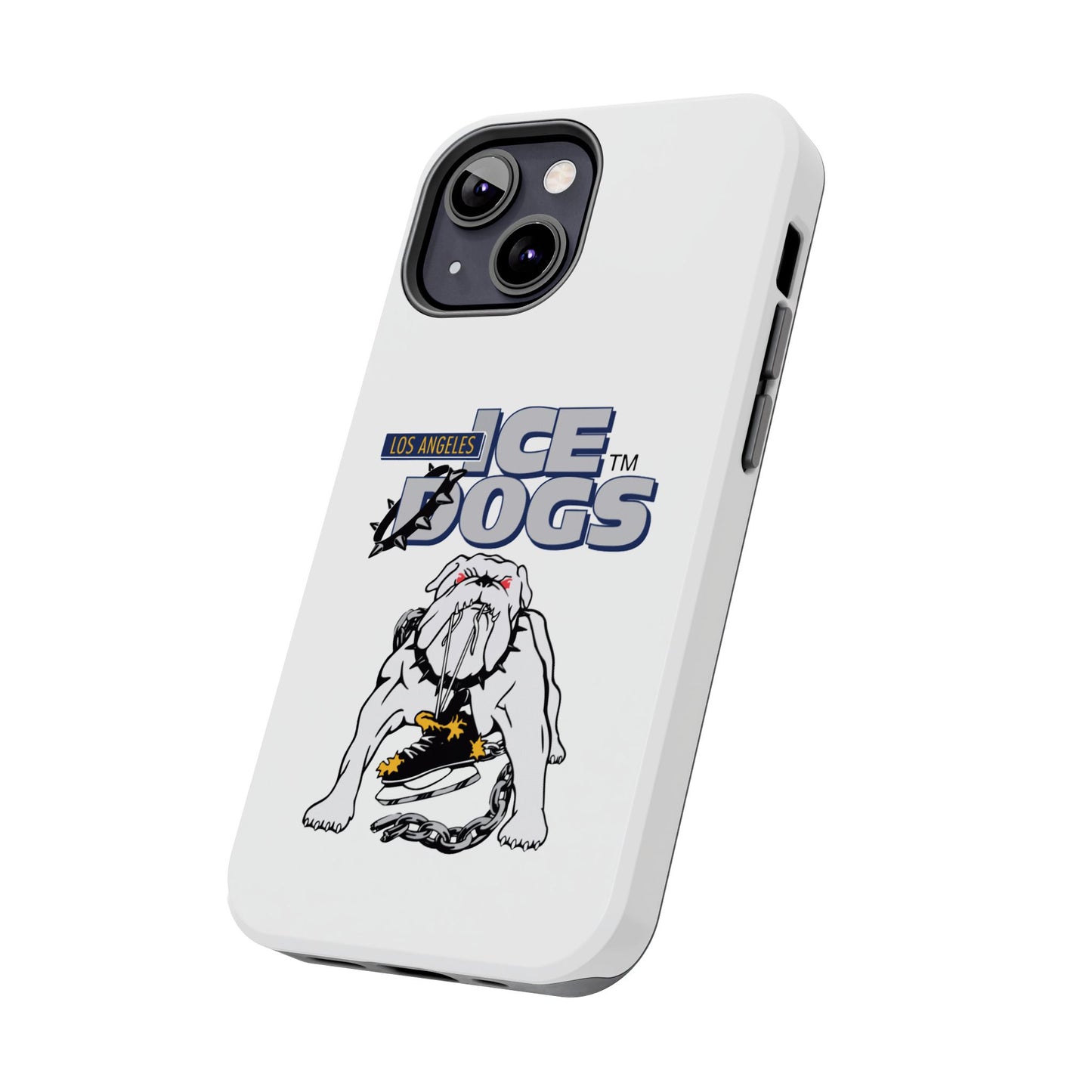 Vintage Los Angeles Ice Dogs Hockey Team Logo Durable Phone Cases - Old School Male 