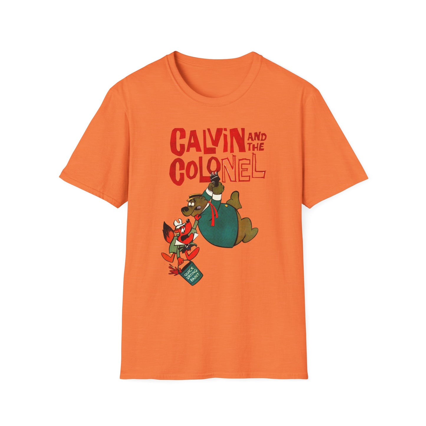 Retro Calvin and the Colonel Comic Characters T-Shirt